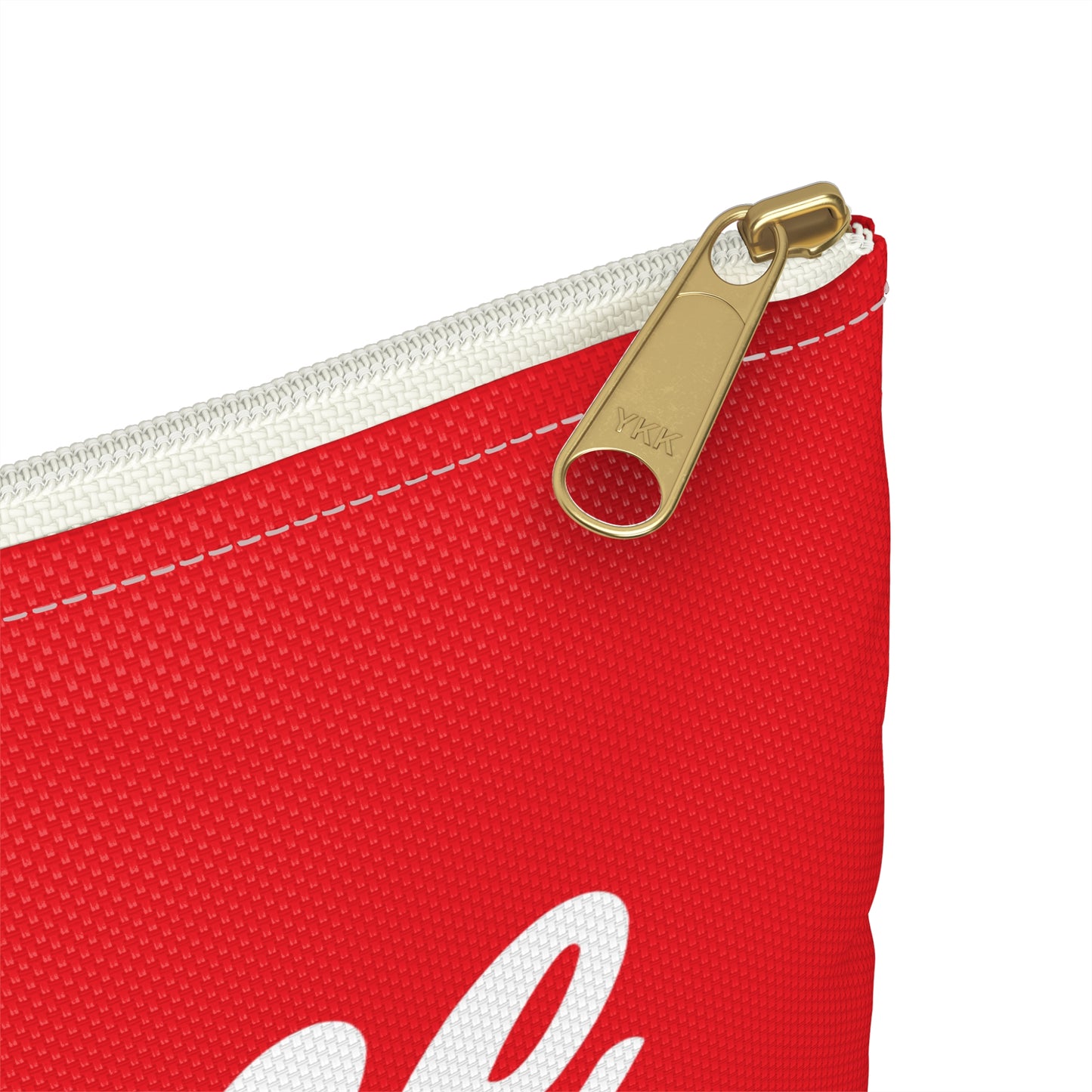 Enjoy Cocaine Funny Accessory Pouch - White on Red