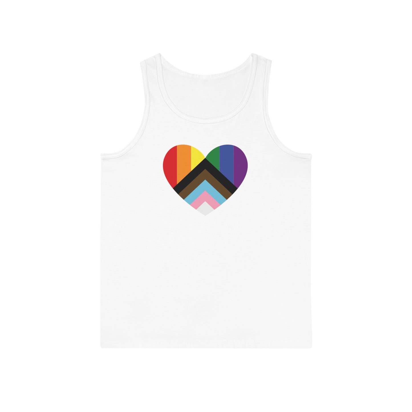 Progress Pride Heart Tank Top