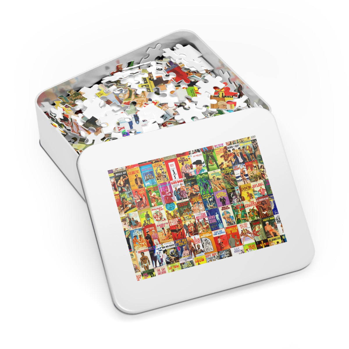 Jigsaw Puzzle with Tin