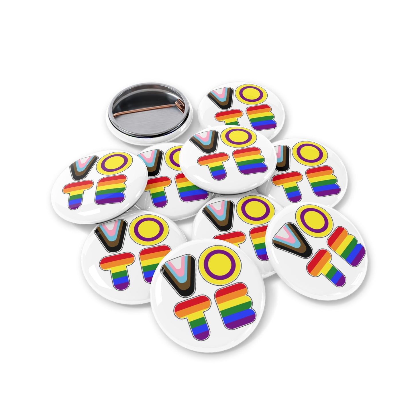 VOTE Pin - Single or 10-PACK