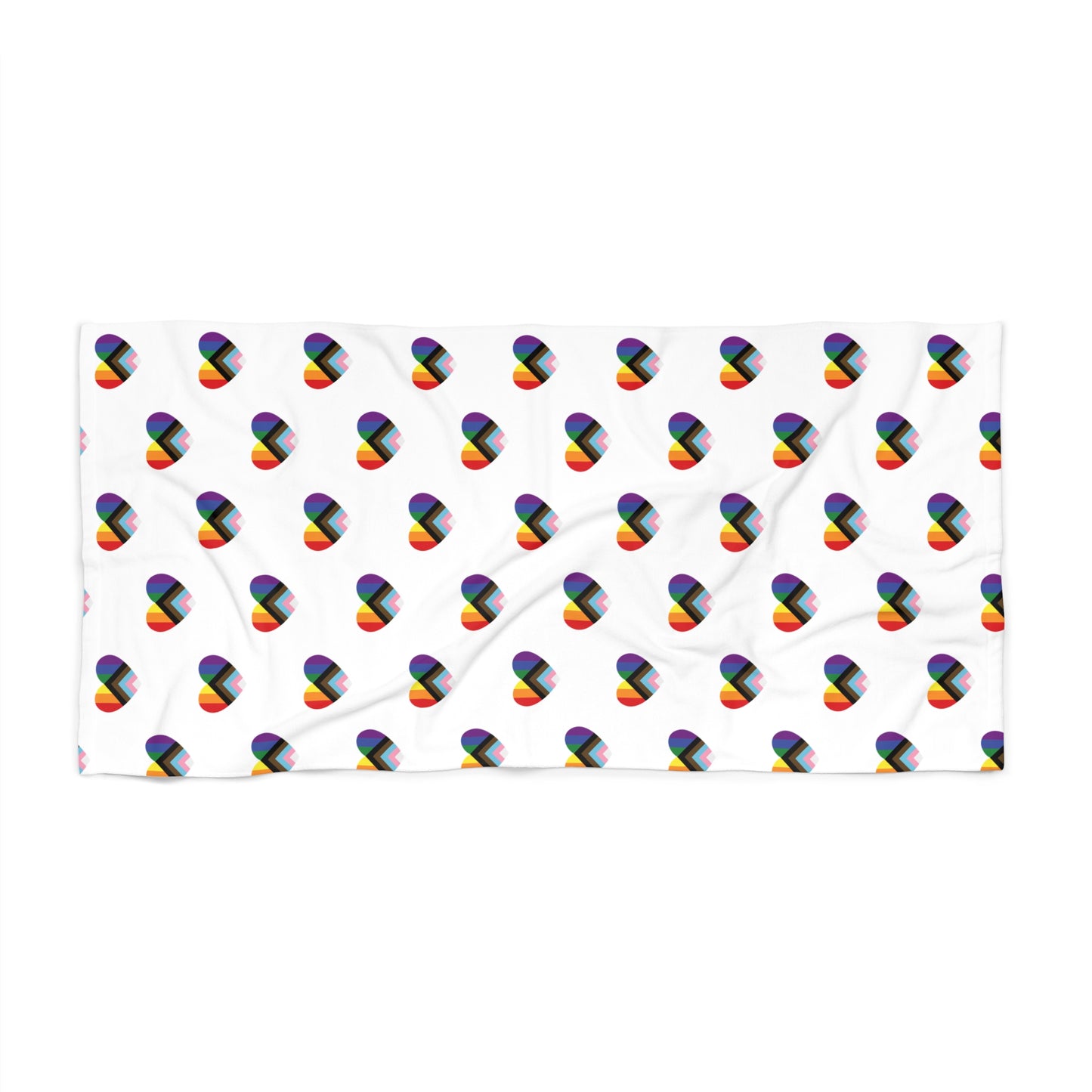 Progress Heart Beach Towel
