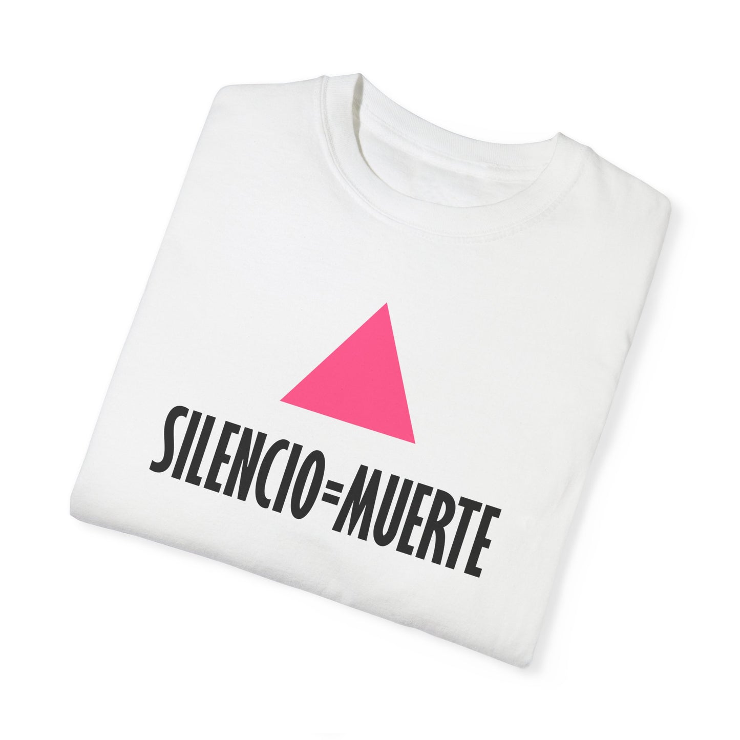 SILENCIO = MUERTE Iconic Graphic Tee, White