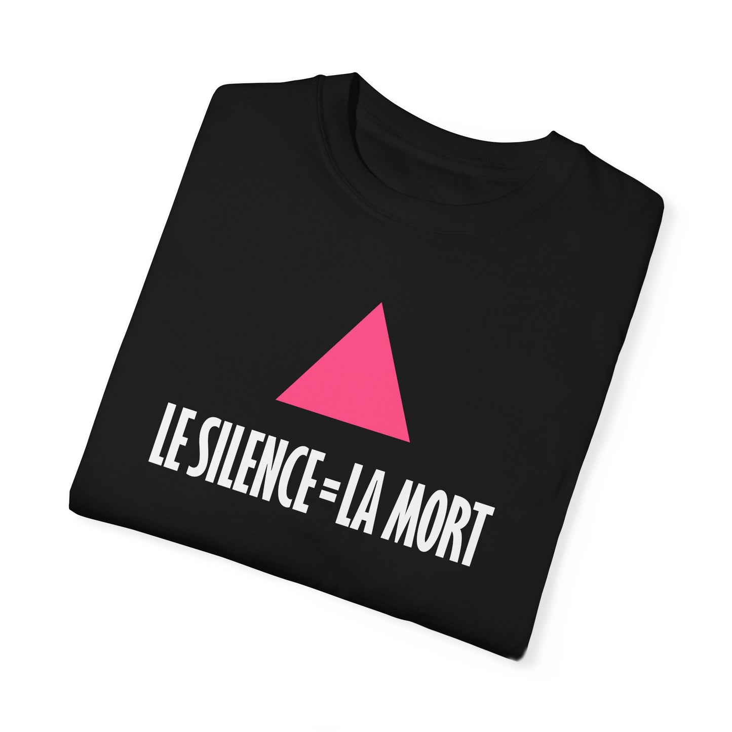 SILENCE = DEATH (French) Iconic Graphic Tee, Black