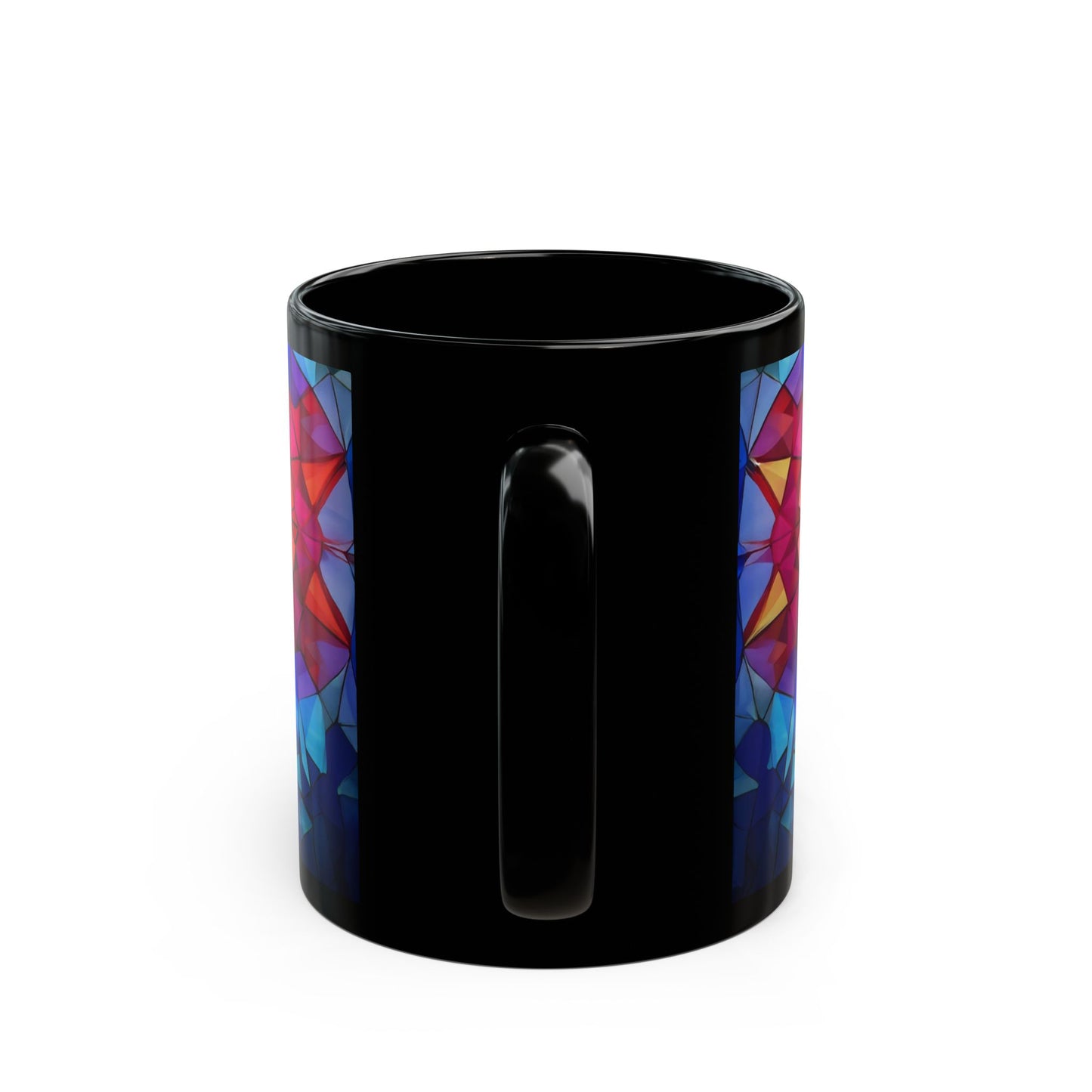 The Radiant Heart of Our Patron Saint of the Denied, Black Mug