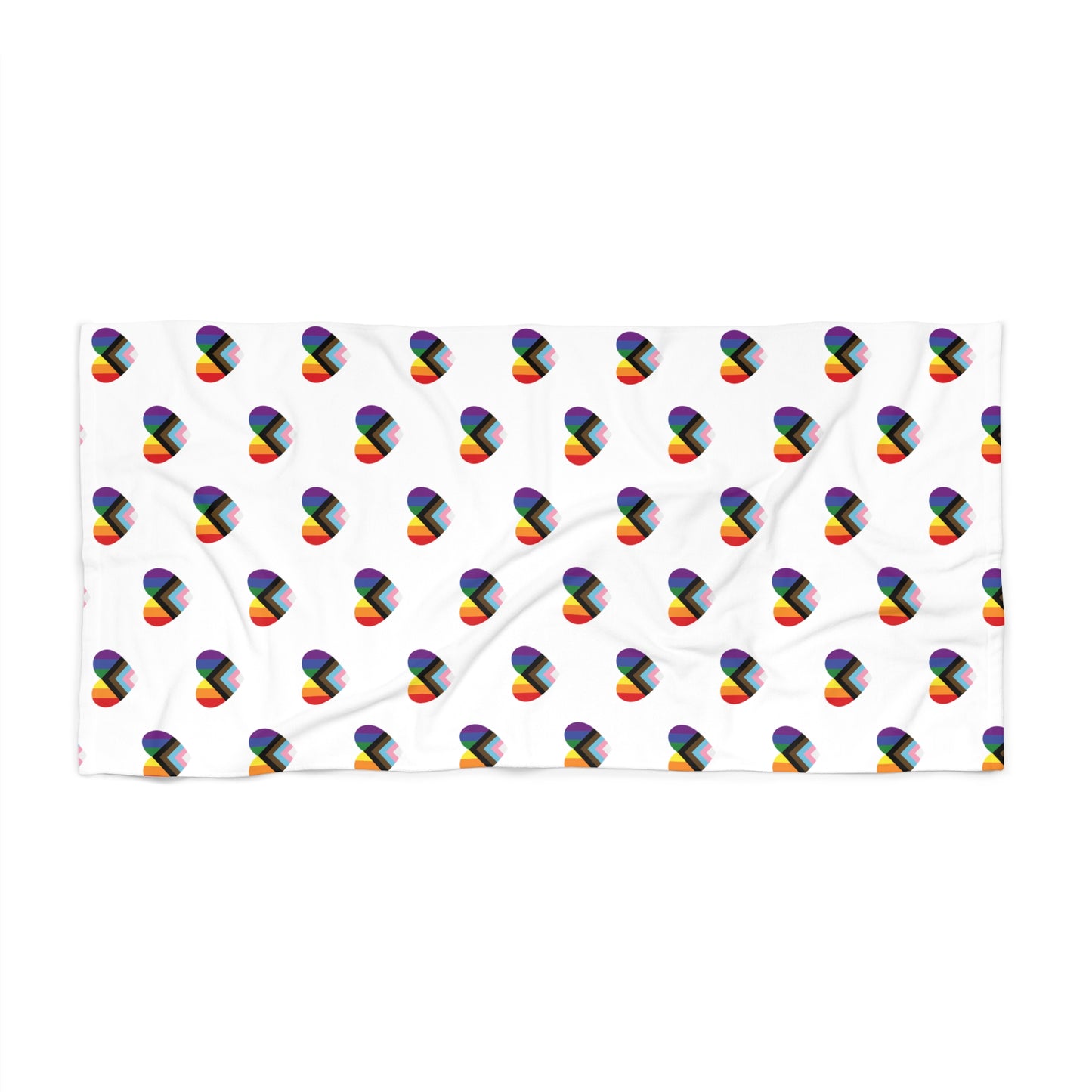 Progress Heart Beach Towel