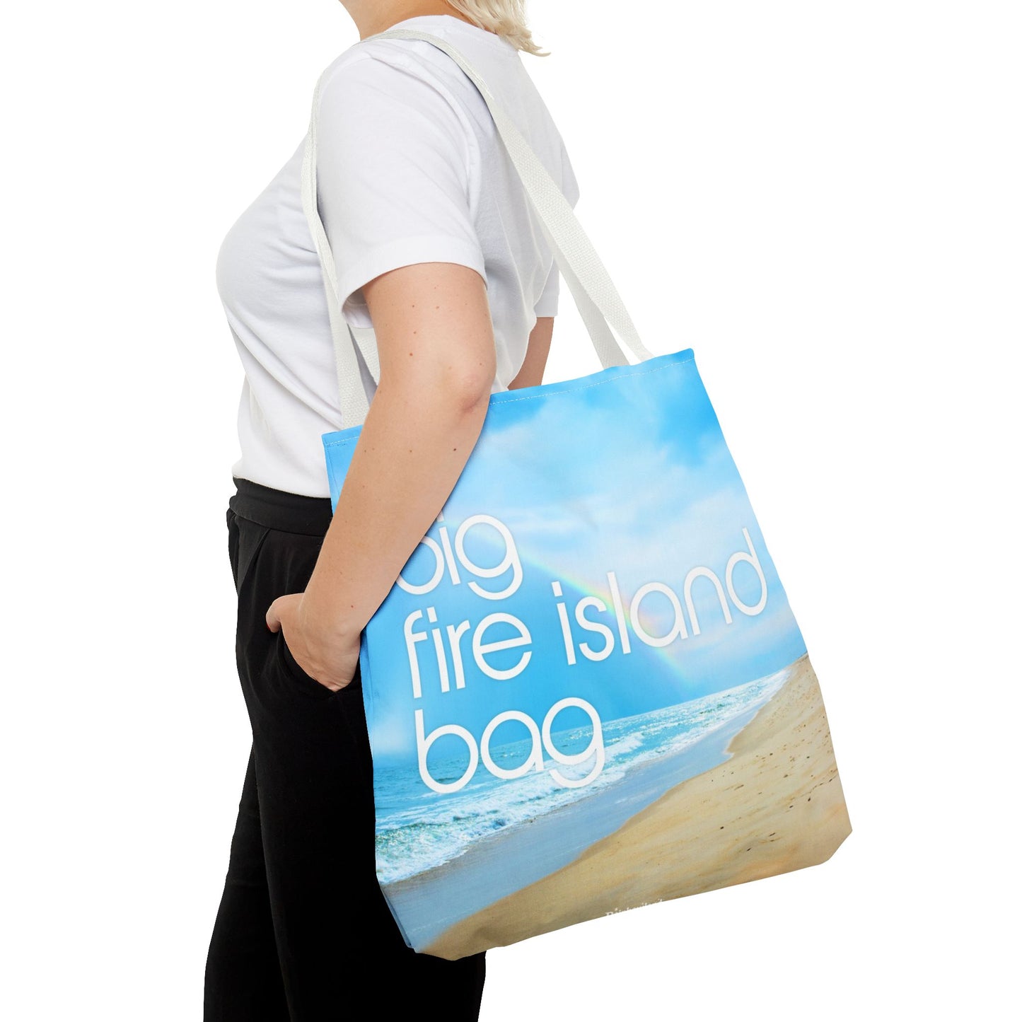 Big Fire Island Bag, Big Tote Bag, 18 x 18 inches