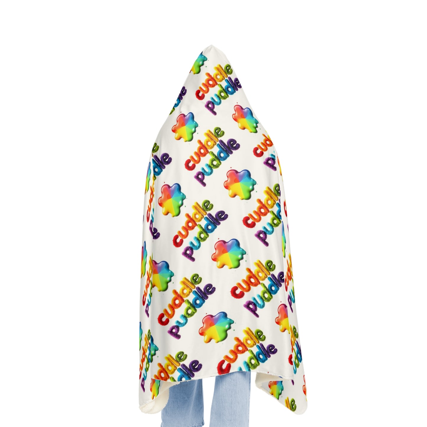 Hooded Blanket - Stay Cozy All Day Long with Original Designs - Perfect for Lazy Days at Home - Choose Microfleece or Sherpa Lining