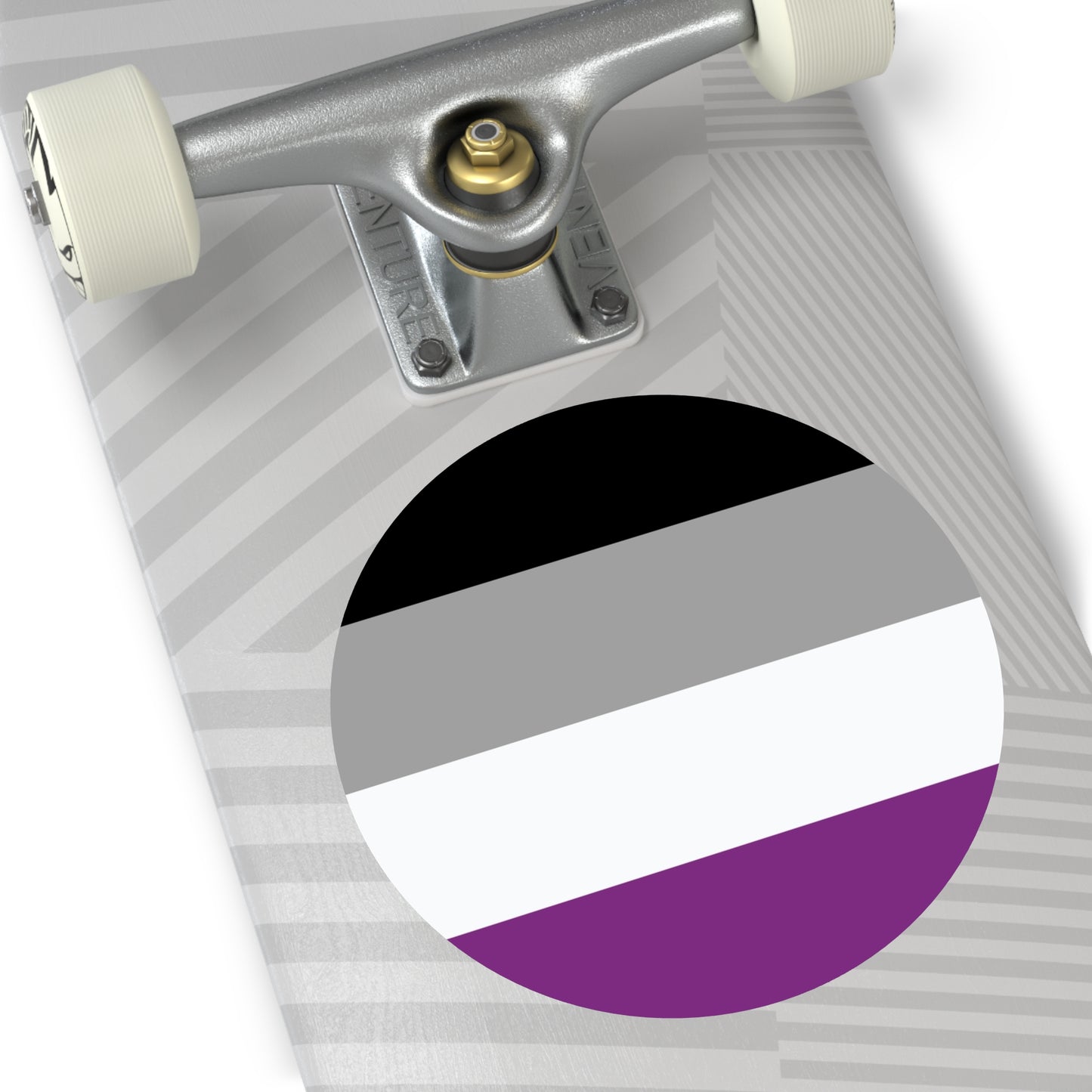 Asexual Pride Flag Vinyl Sticker