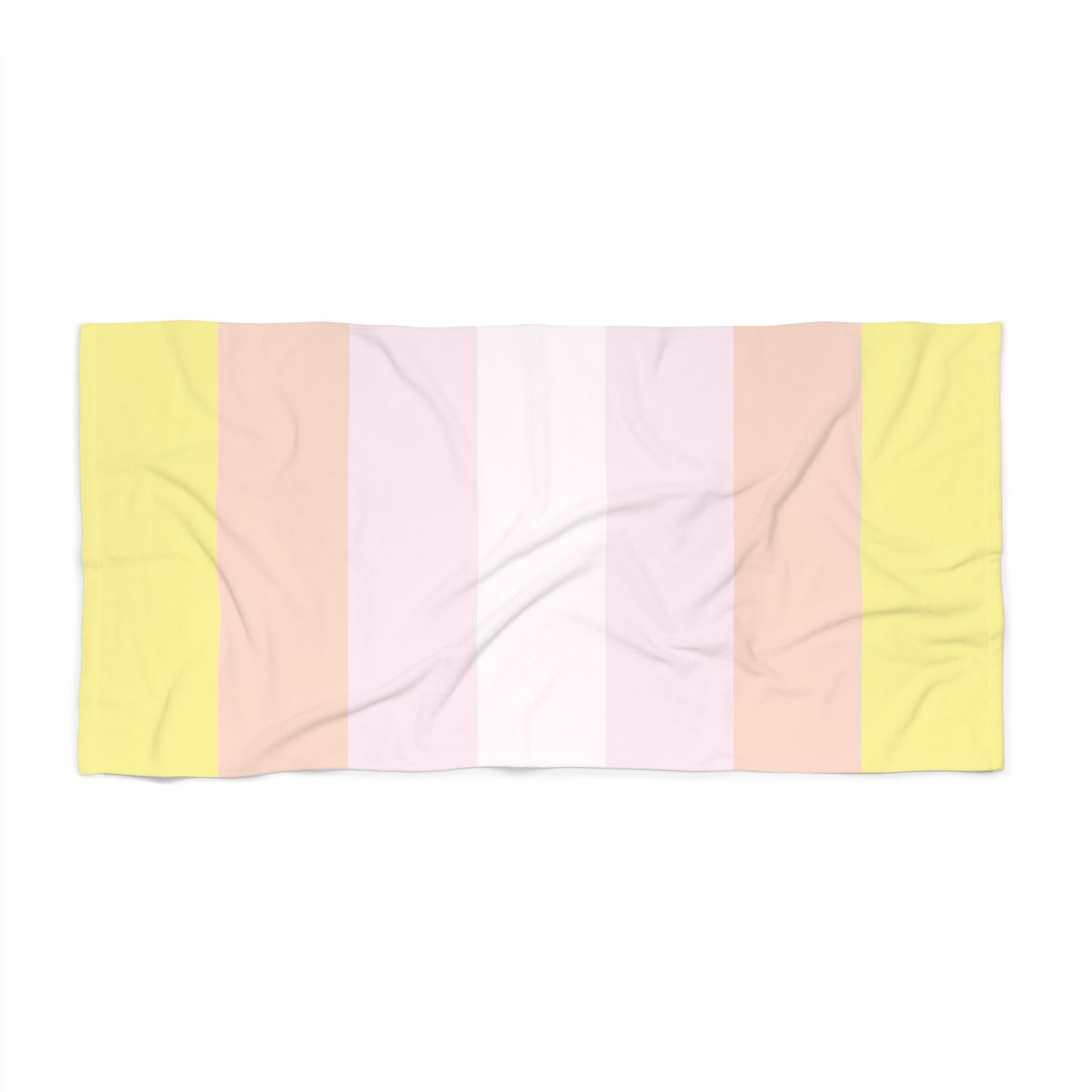 Pangender Pride Flag Beach Towel - vertical stripe deco