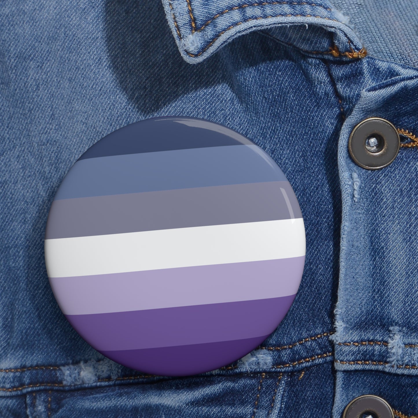Butch Lesbian Pride Flag Pin Button