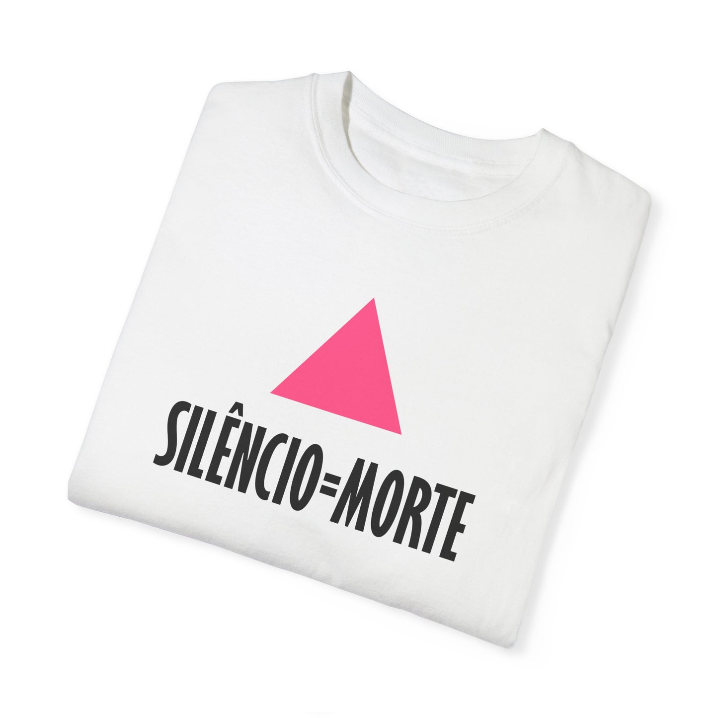 SILENCE = DEATH (Portuguese) Iconic Graphic Tee, White