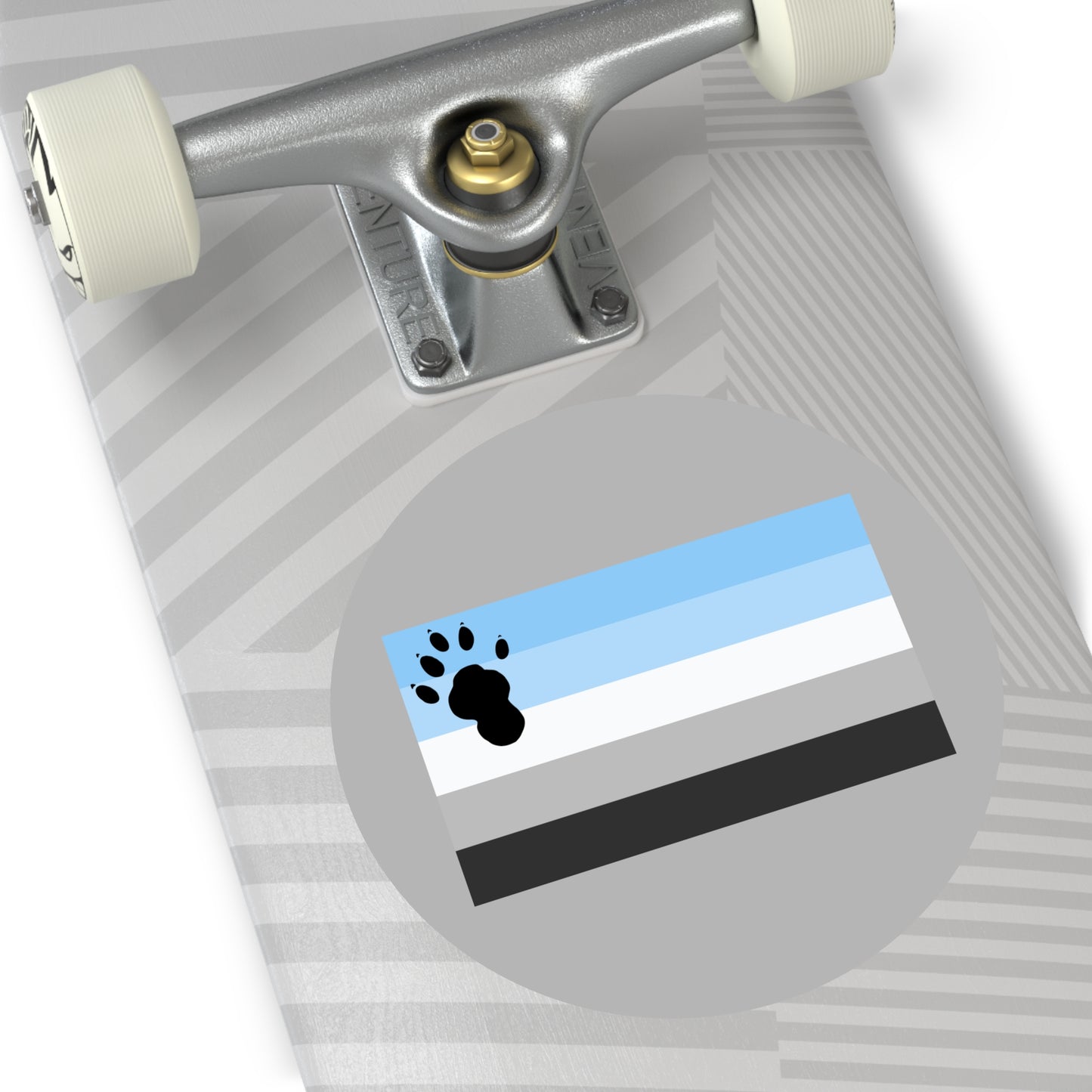 Otter Pride Flag Vinyl Sticker