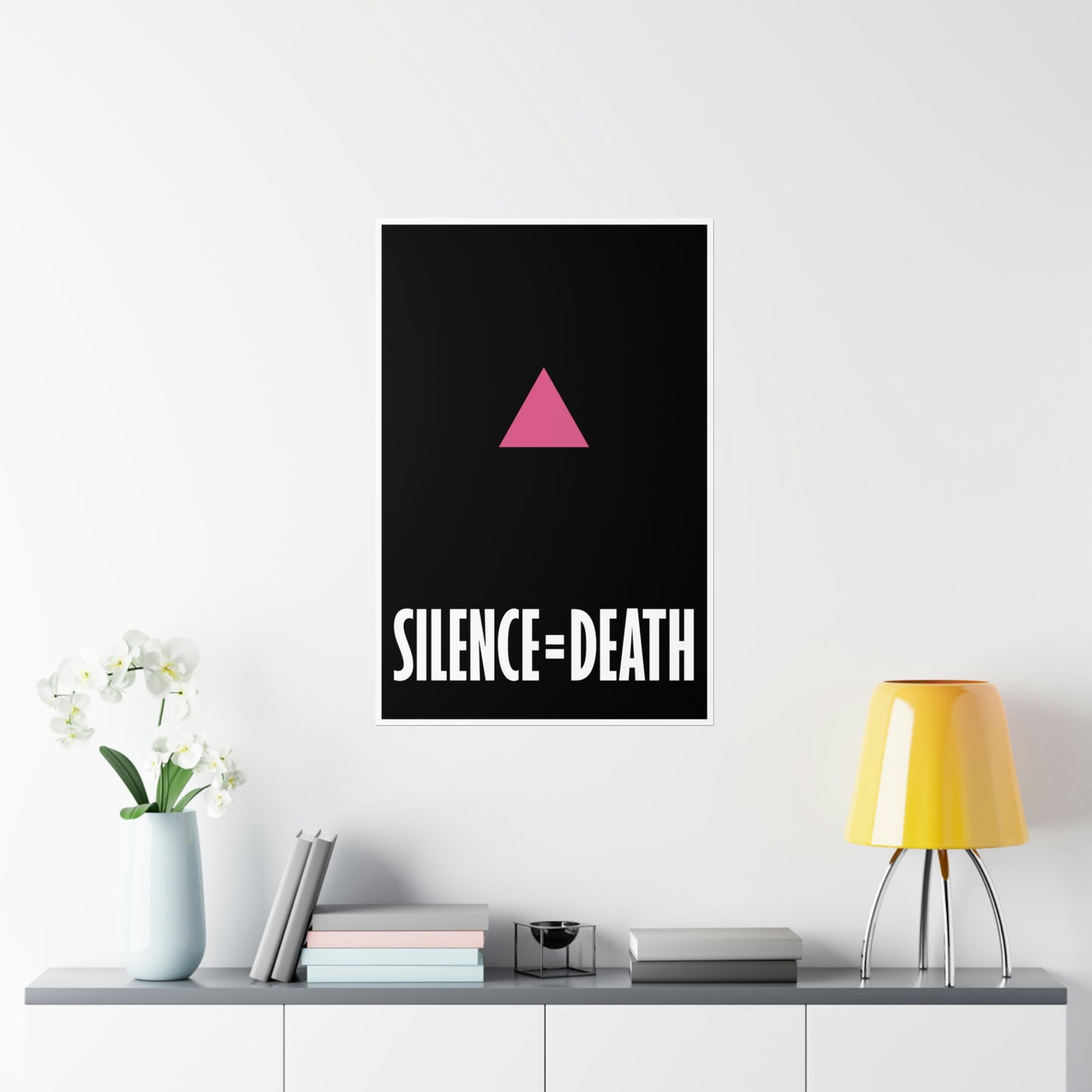 SILENCE=DEATH Poster 24" x 36" Matte finish