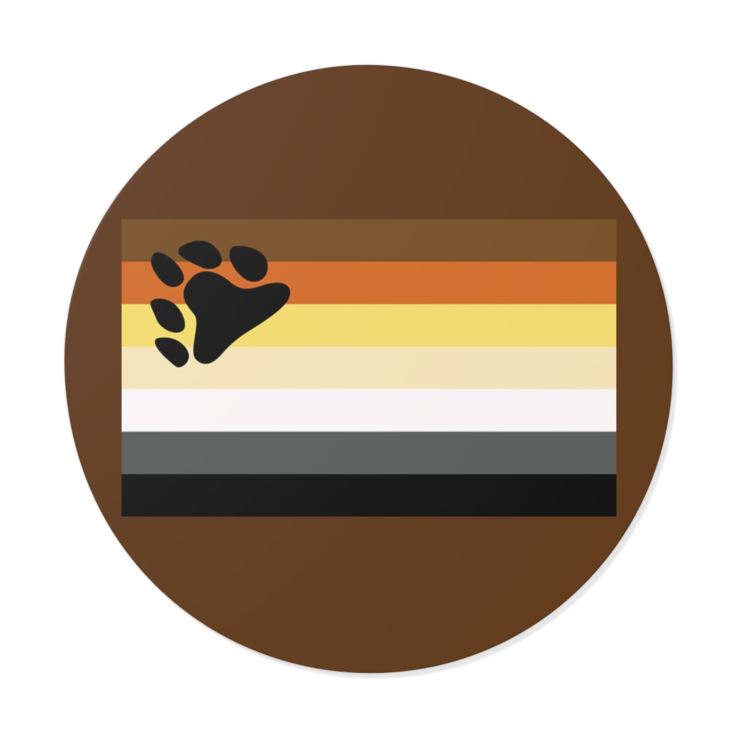 Bear Pride Flag 1995 Pride Flag Vinyl Sticker