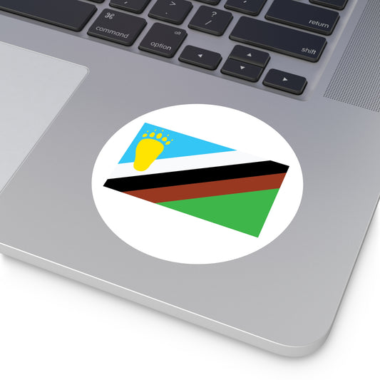 Early Bear Pride Flag mid-1980s Vinyl Sticker