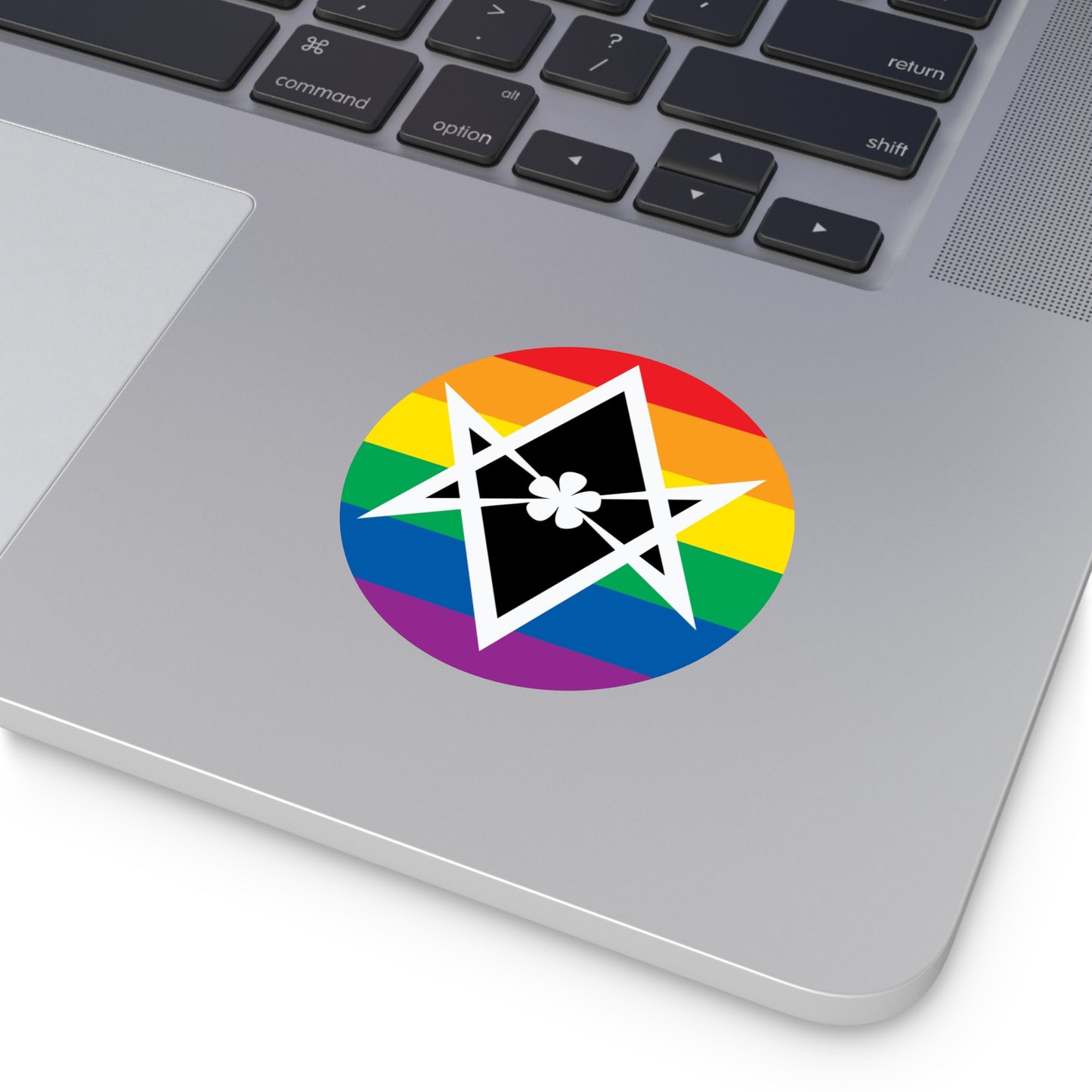 Thelema Queer Pride Flag Vinyl Sticker