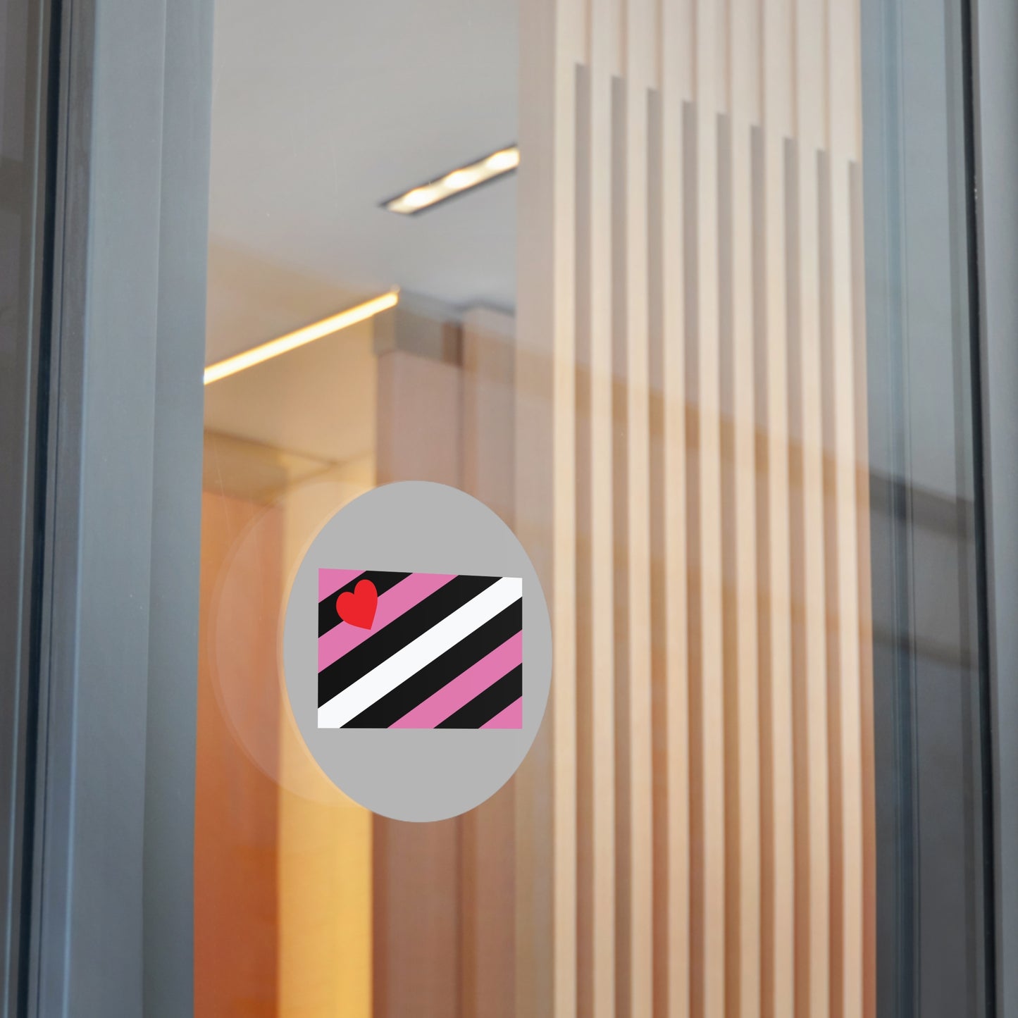 Leather Girl Pride Flag Vinyl Sticker