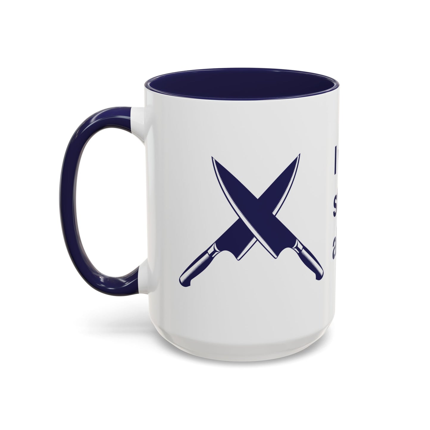 I will never stop worrying about Britney, White with Navy Accent Coffee Mug (11, 15oz)