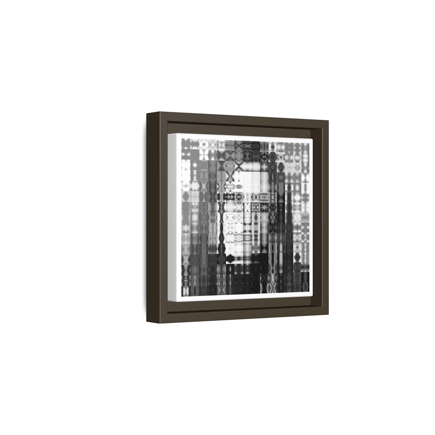 Feminist Icon Gloria Steinem Abstract Portrait Collage Art — Matte Canvas, Framed (Multi-color options)