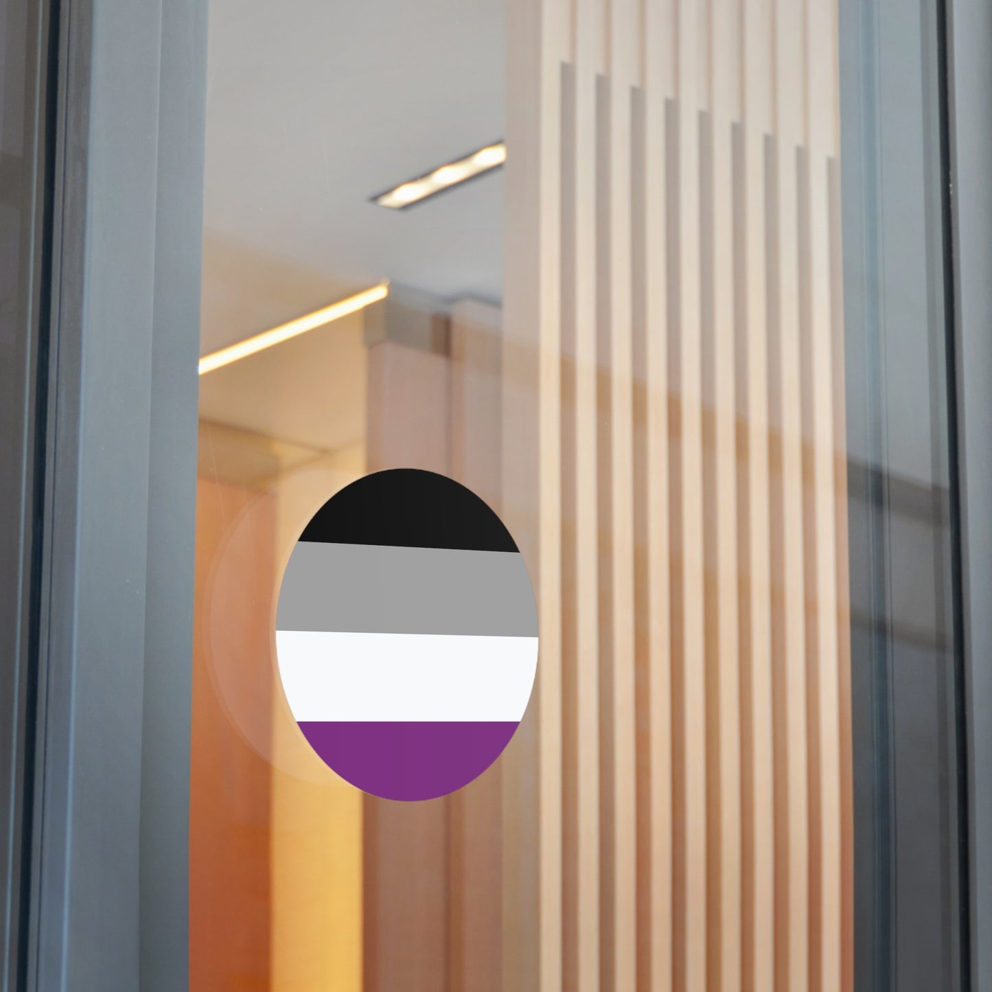 Asexual Pride Flag Vinyl Sticker