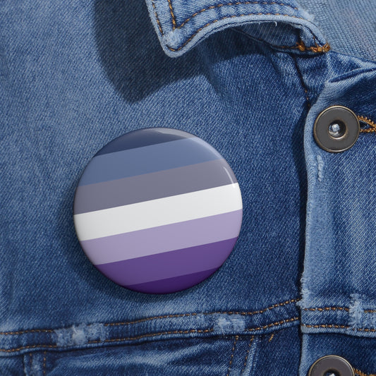 Butch Lesbian Pride Flag Pin Button