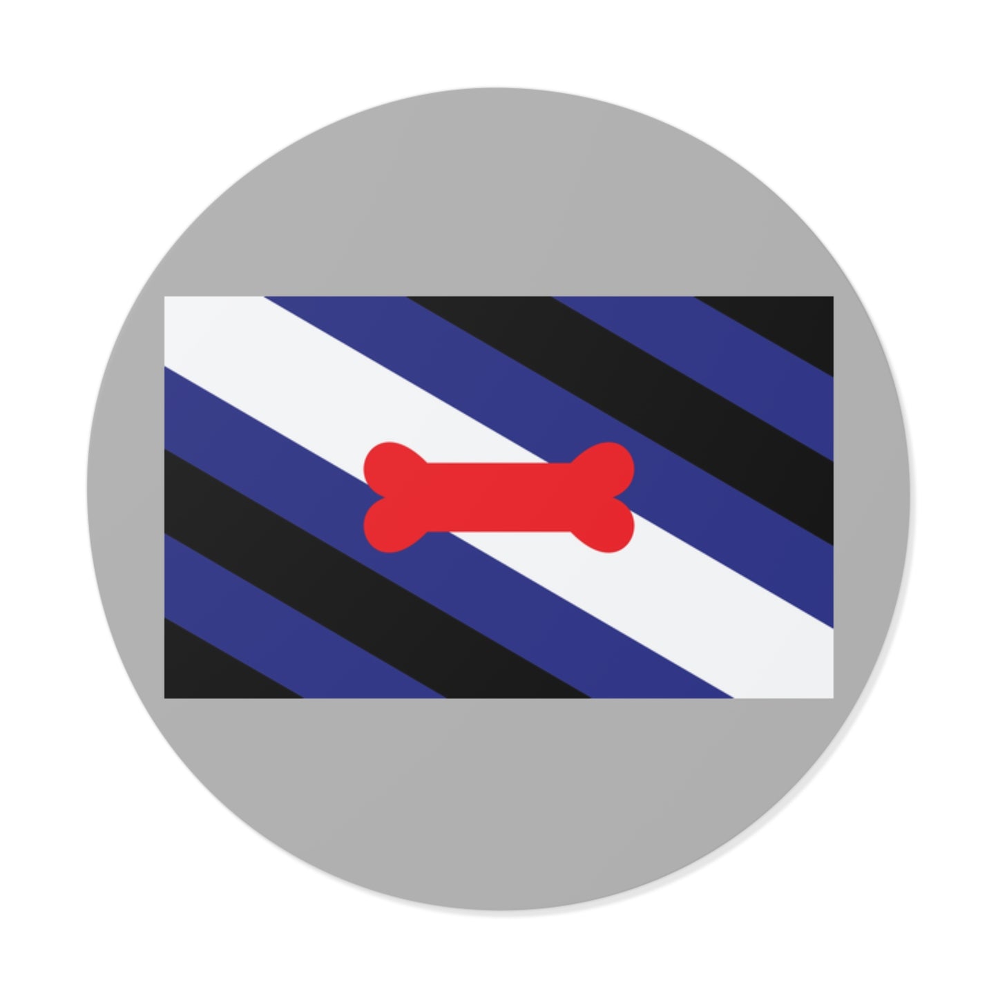 Puppy Pride Flag Vinyl Sticker