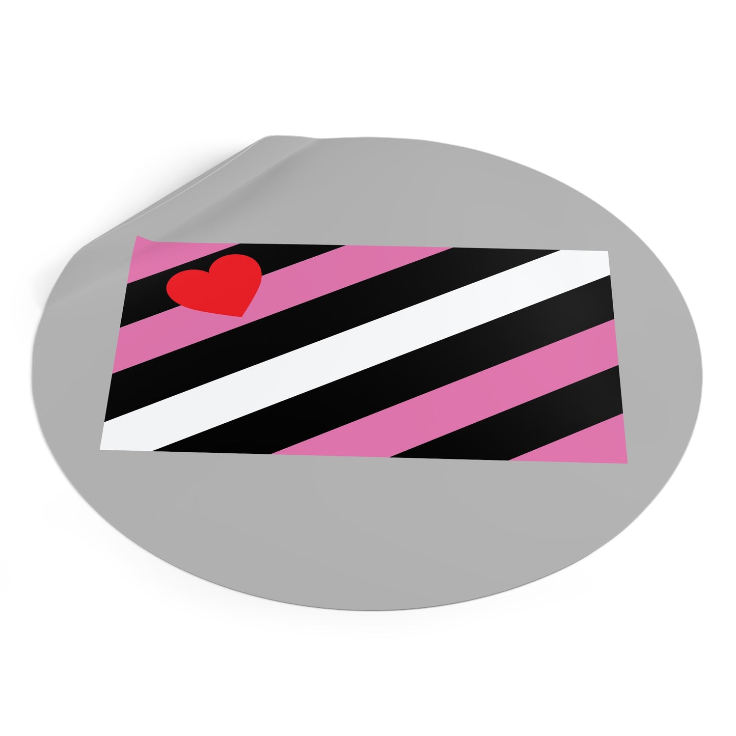 Leather Girl Pride Flag Vinyl Sticker