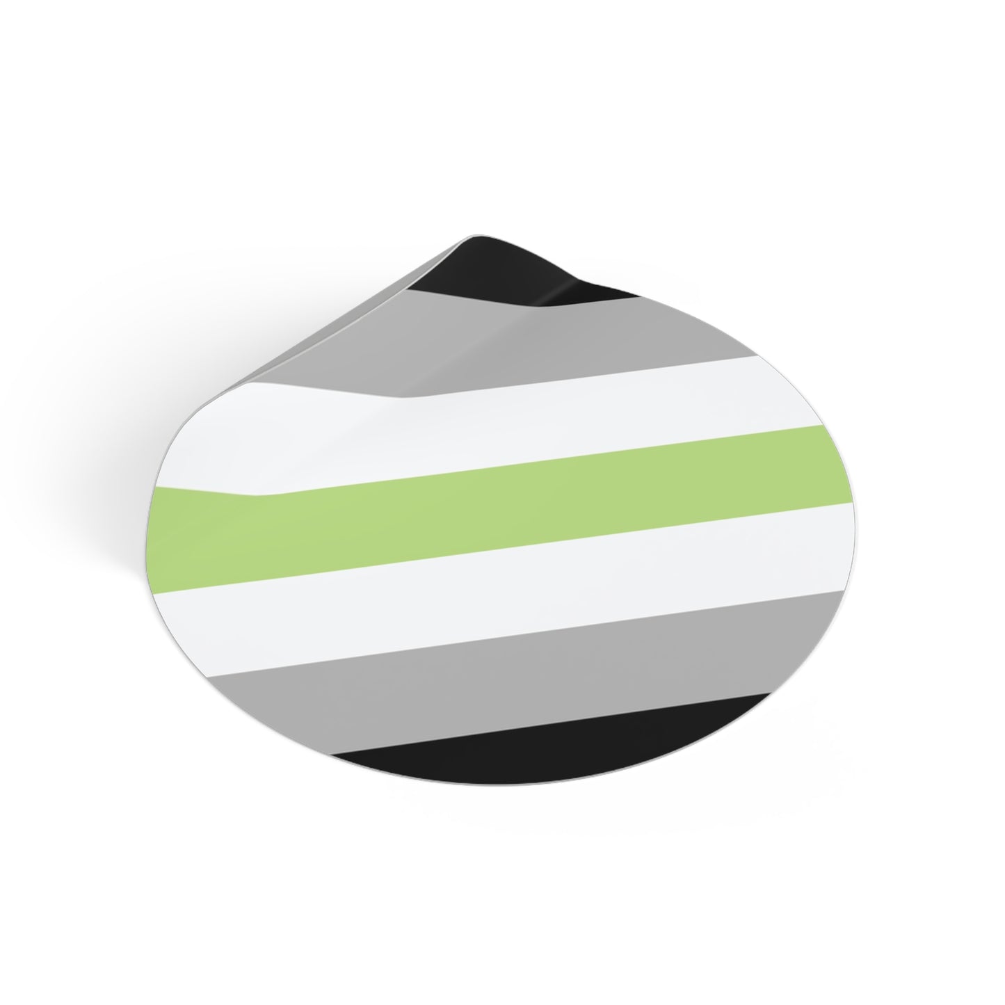 Agender Pride Flag Vinyl Sticker