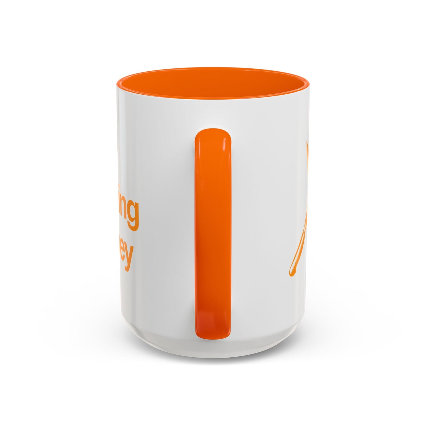 I will never stop worrying about Britney, White with Orange Accent Coffee Mug (11, 15oz)