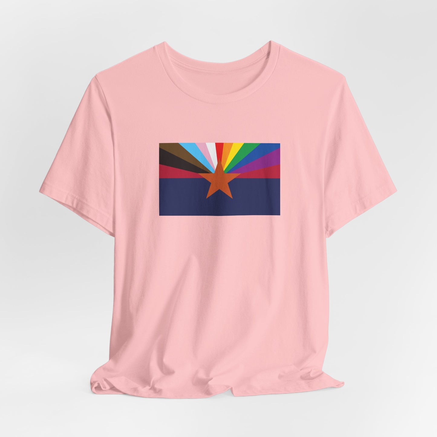 Arizona Rainbow Pride Flag T-shirt, Several Color Options