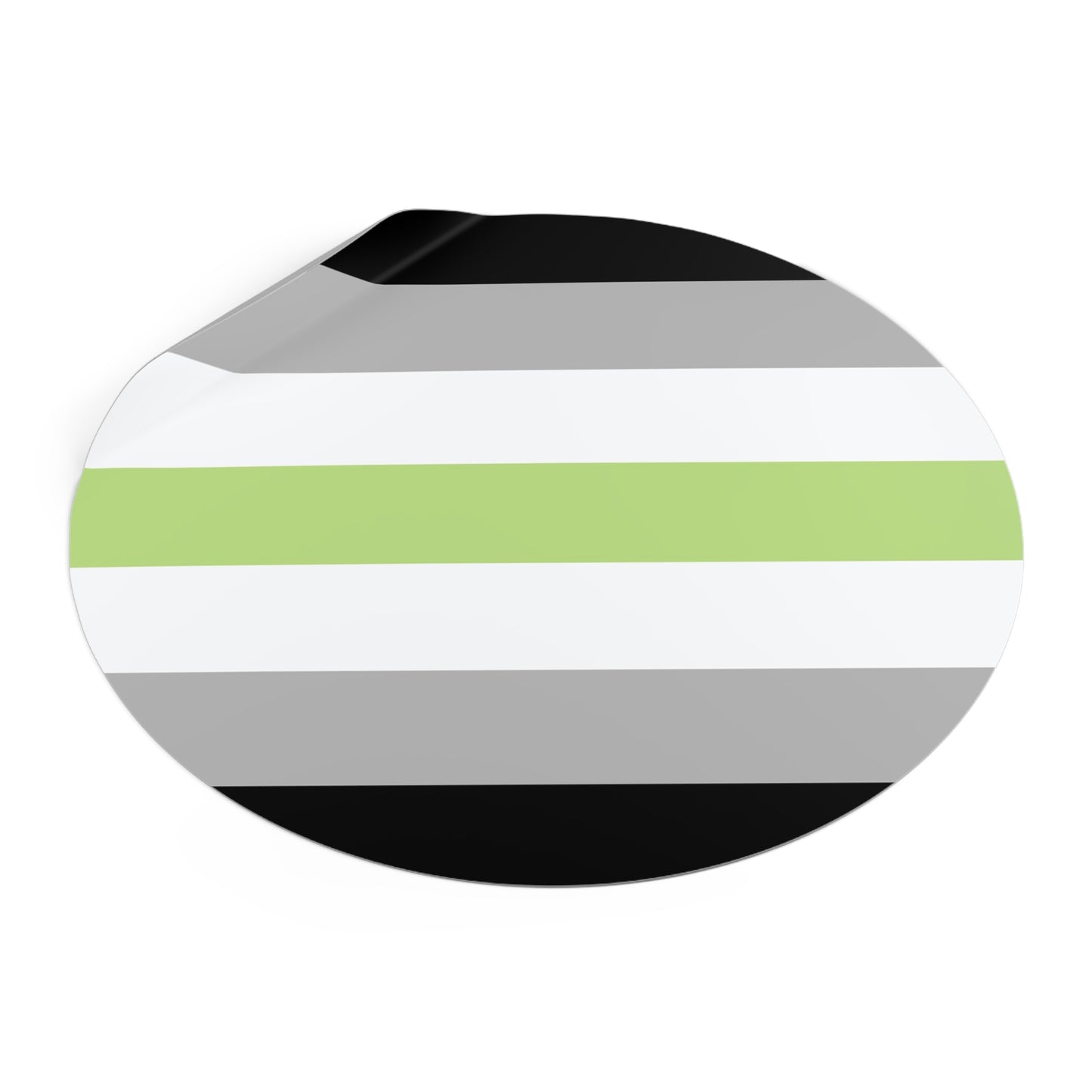 Agender Pride Flag Vinyl Sticker