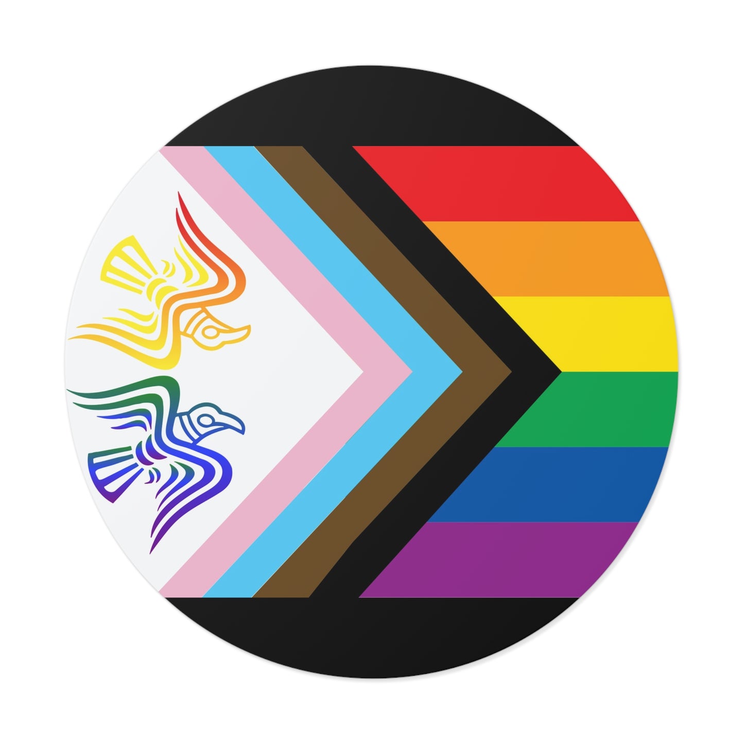 Norse Queer Pride Flag Vinyl Sticker