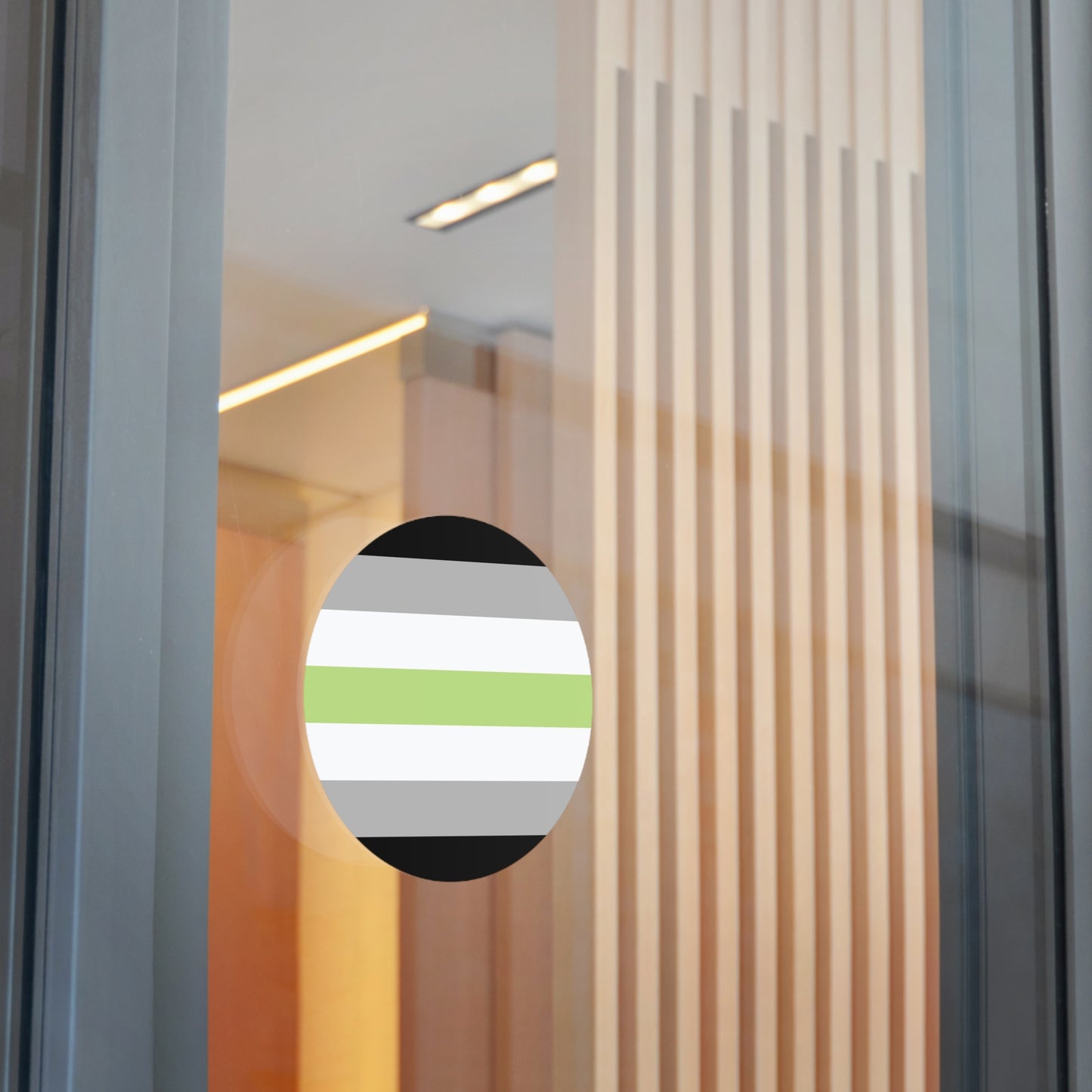 Agender Pride Flag Vinyl Sticker