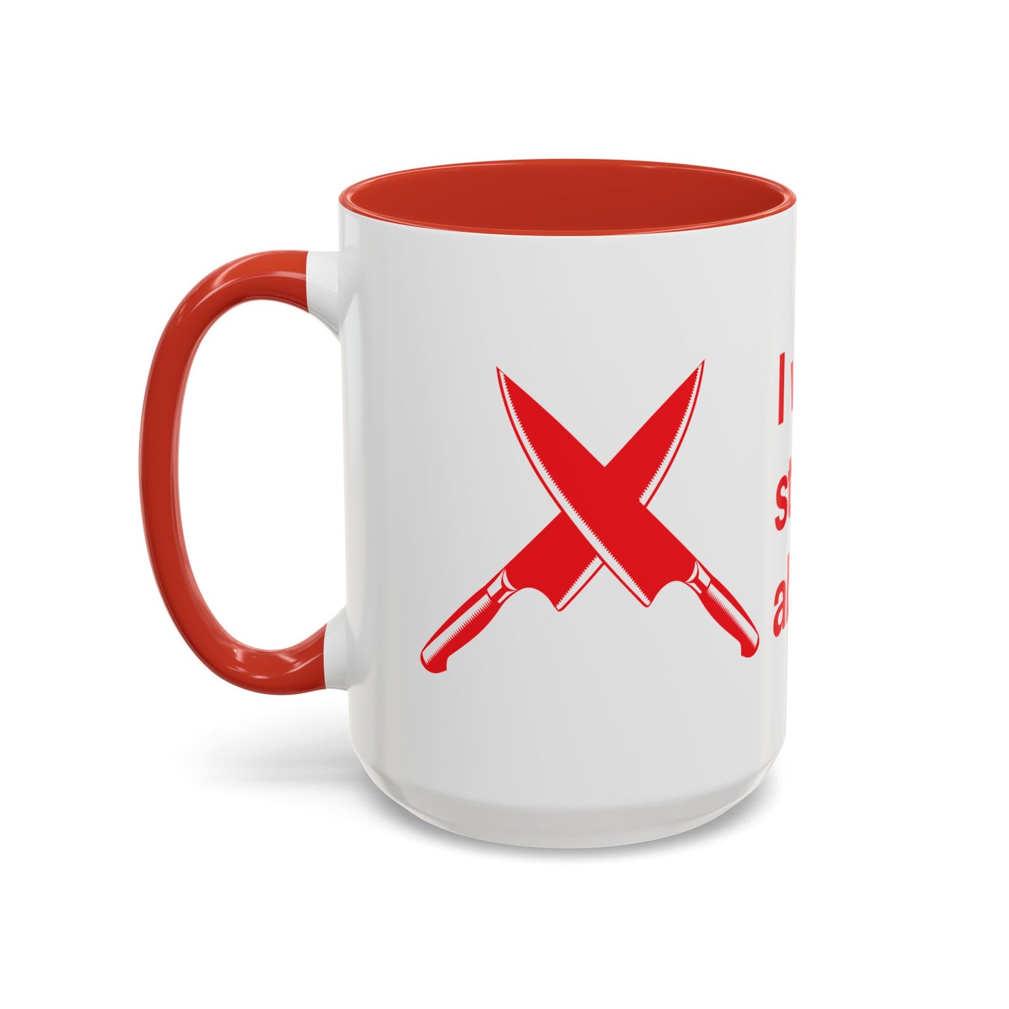 I will never stop worrying about Britney, White with Red Accent Coffee Mug (11, 15oz)
