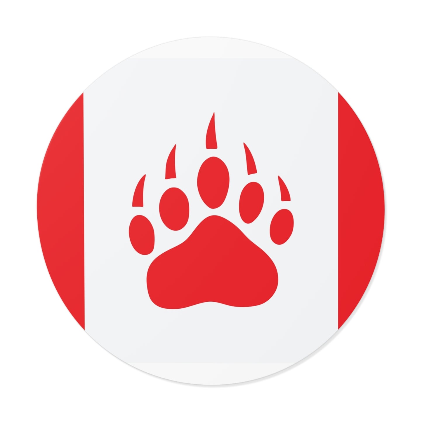 Bear Pride Flag Canada Vinyl Sticker