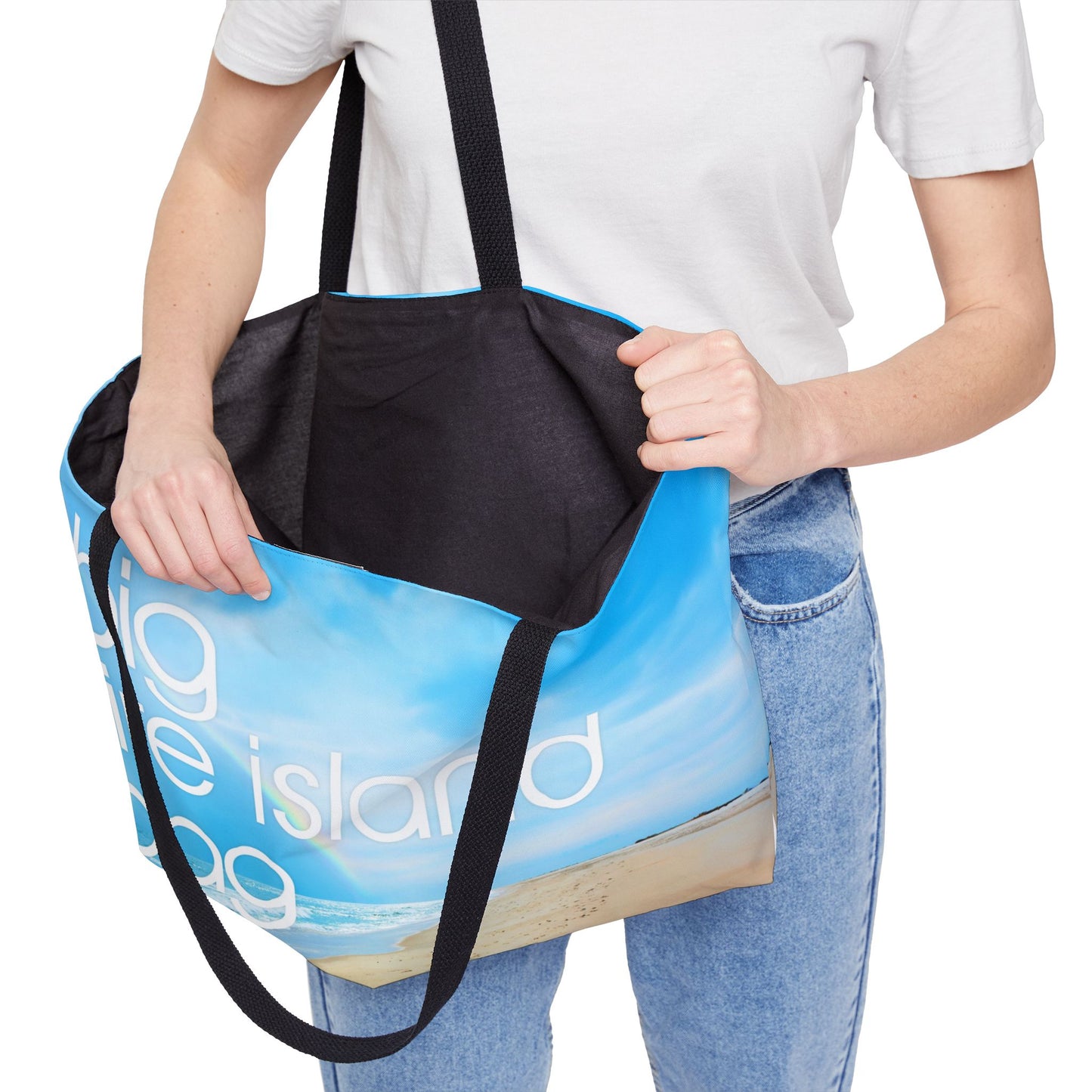 Big Fire Island Bag, Weekender Tote Bag, 24 x 13 inches