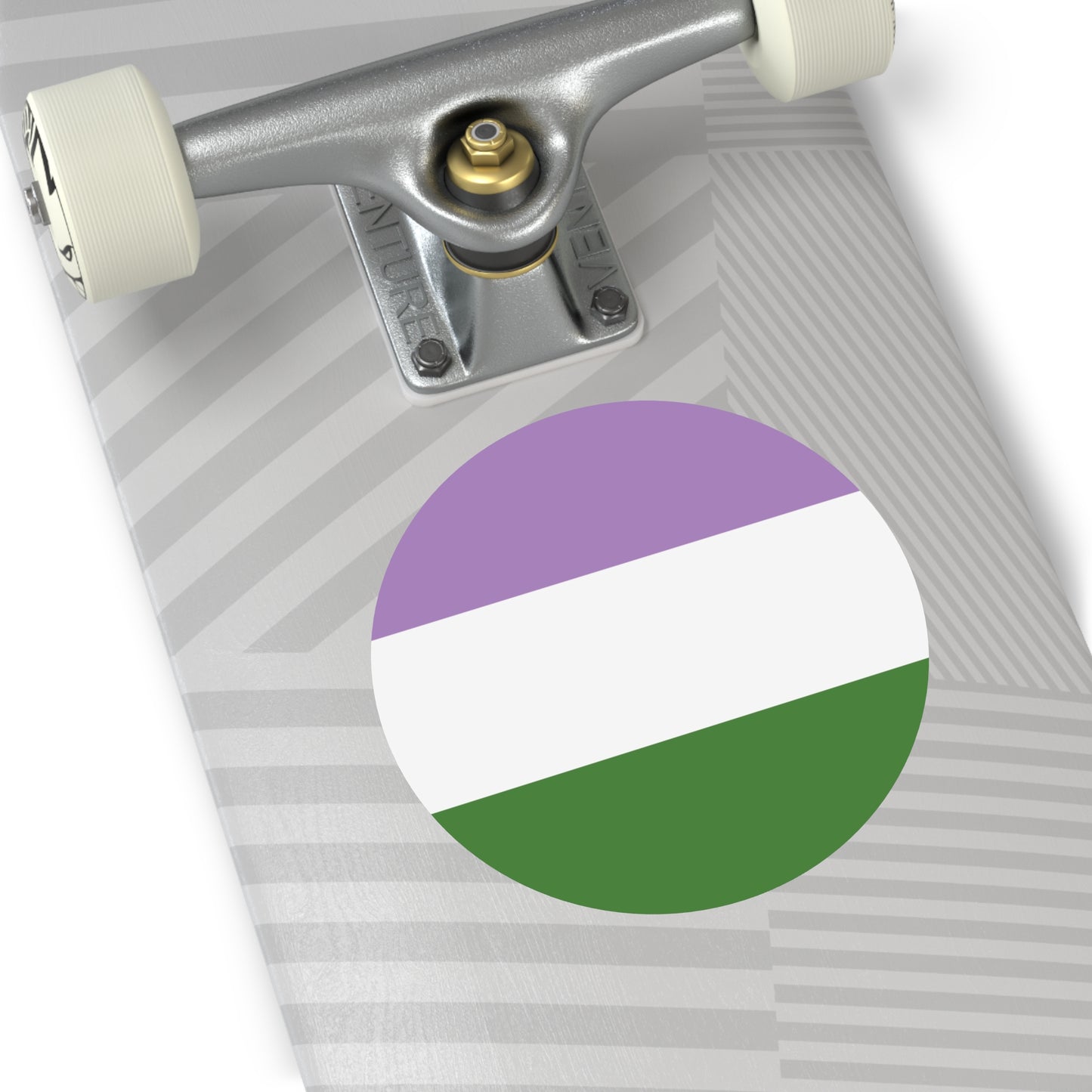 Genderqueer Pride Flag Vinyl Sticker