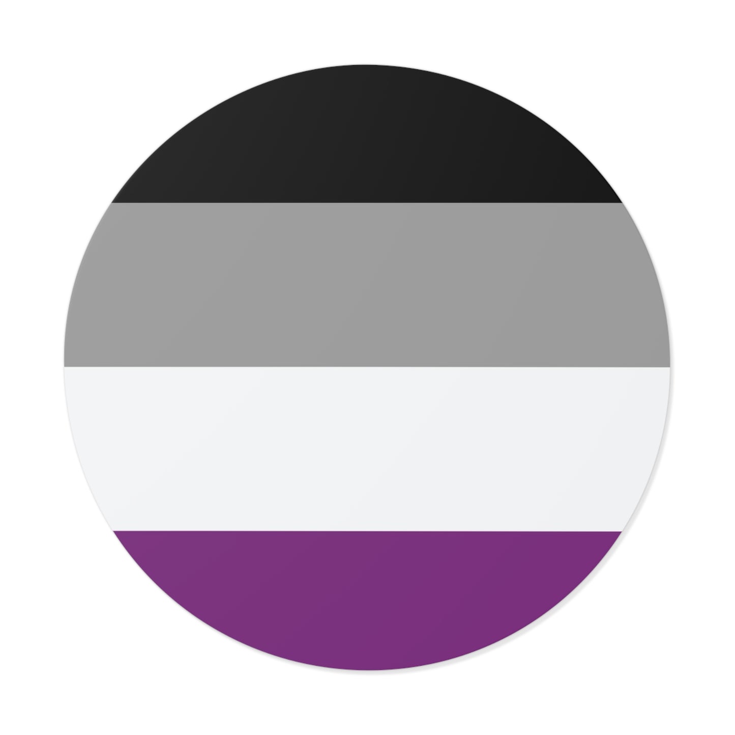 Asexual Pride Flag Vinyl Sticker