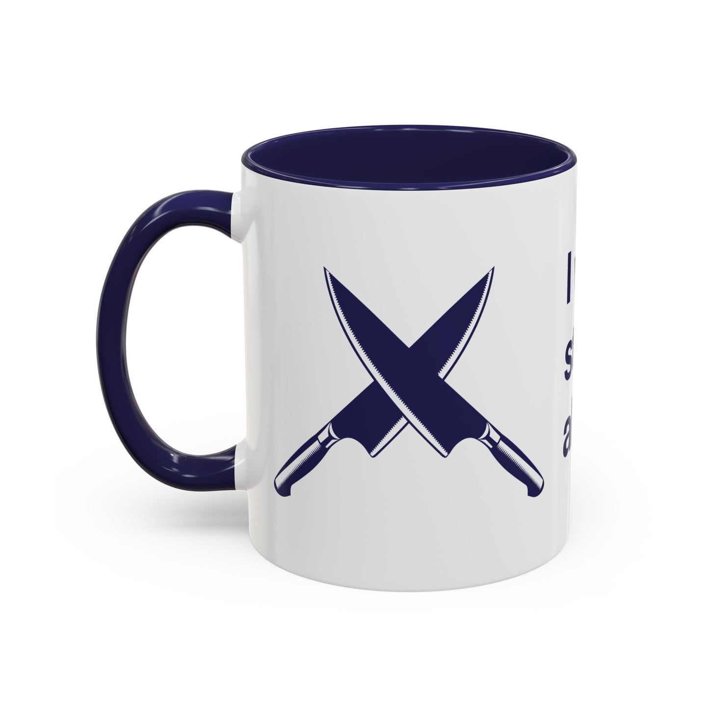 I will never stop worrying about Britney, White with Navy Accent Coffee Mug (11, 15oz)