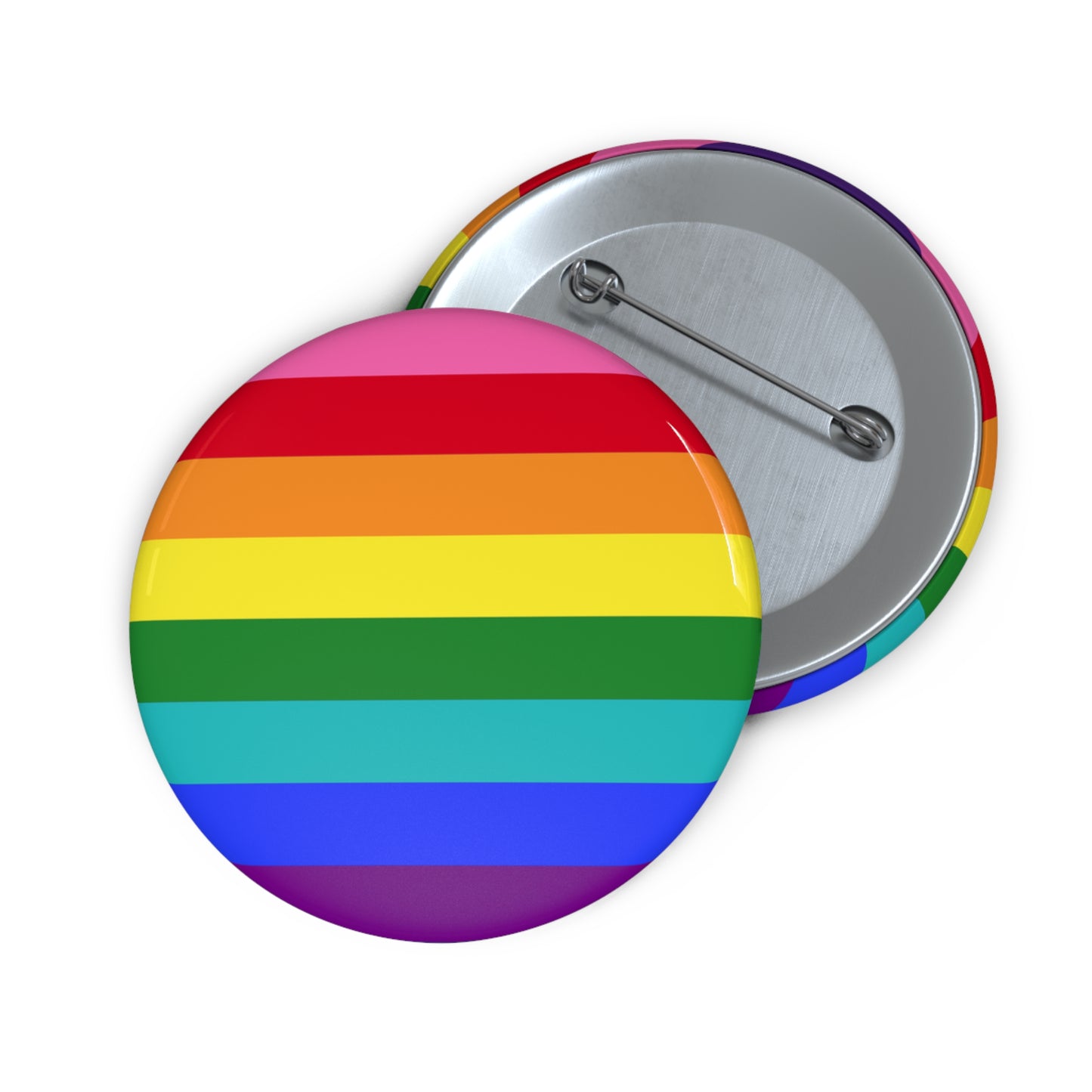 Iconic 1978 Gay Rights Pride Flag Rainbow Pin Button