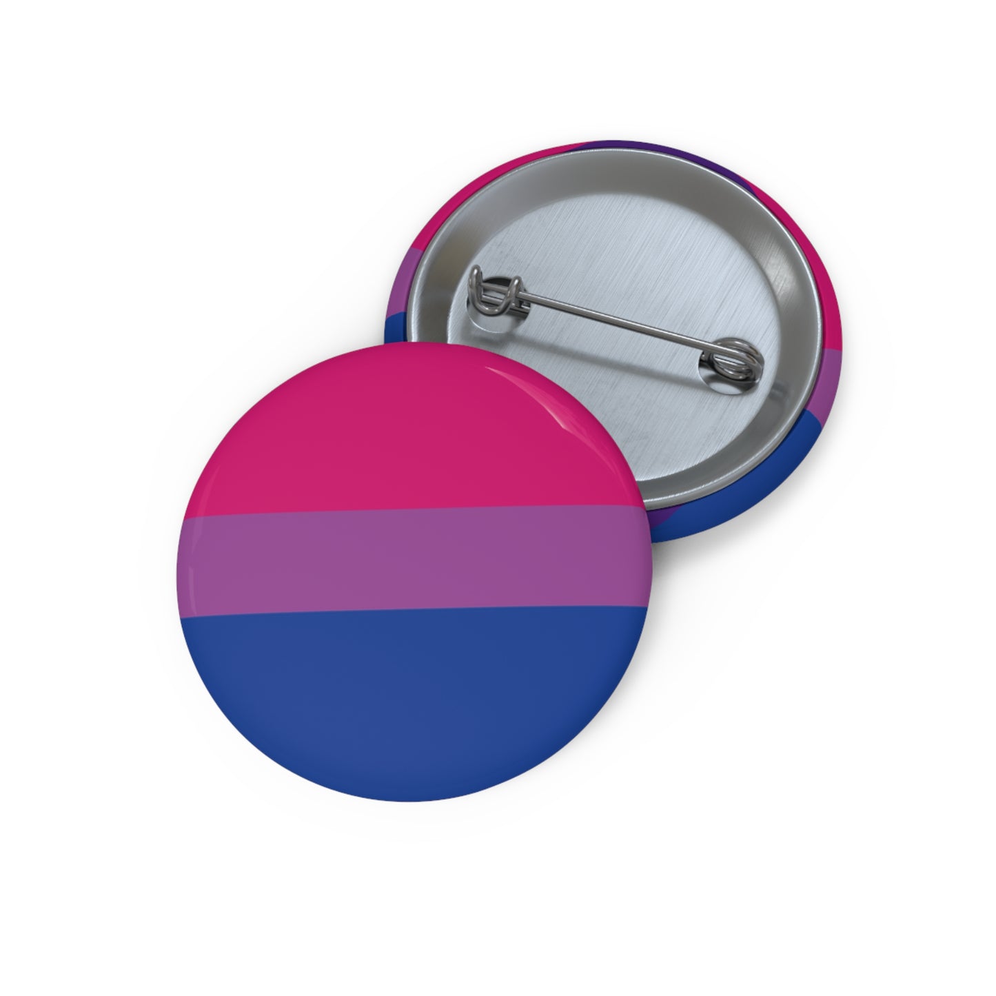 Bisexual Pride Flag Rainbow Pin Button