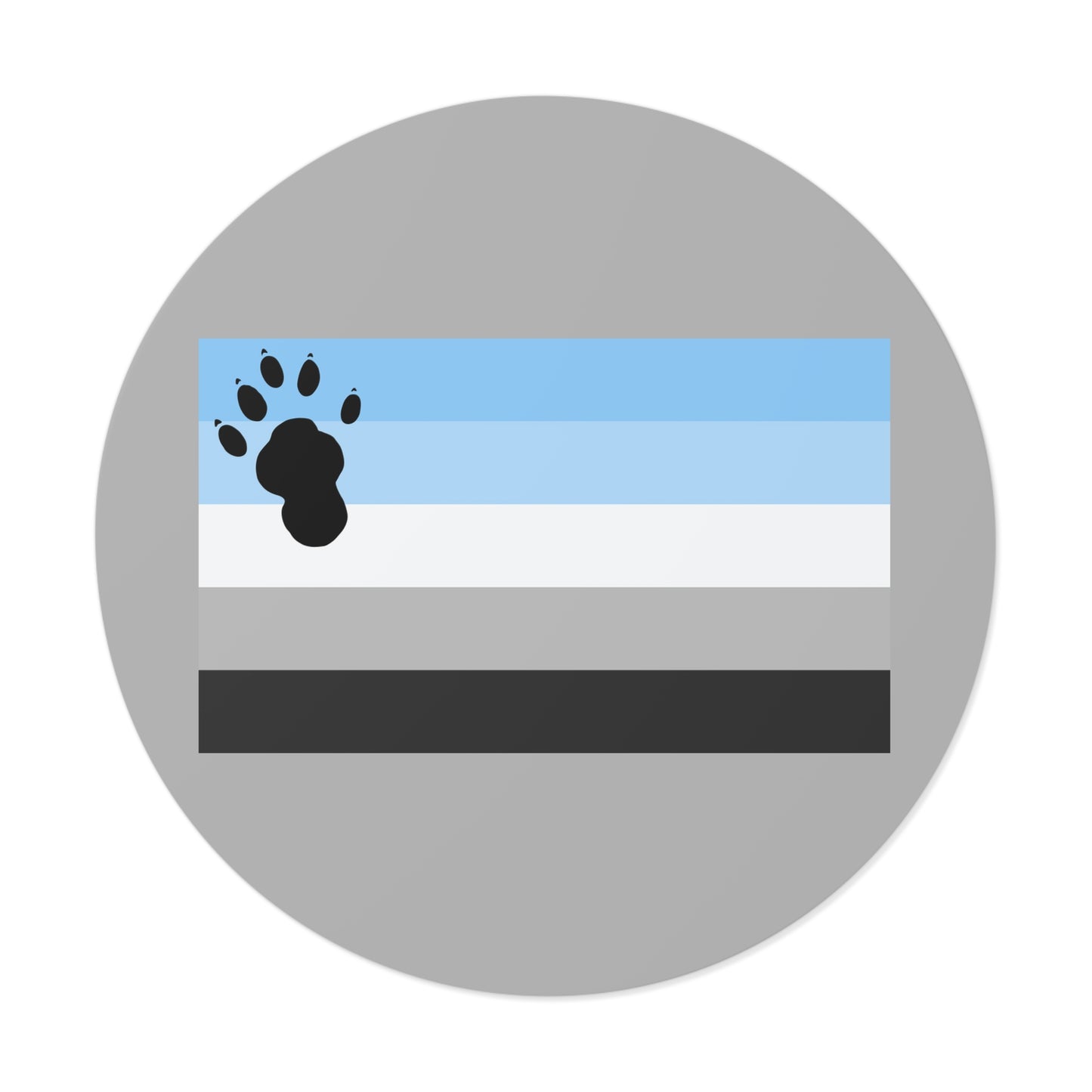 Otter Pride Flag Vinyl Sticker