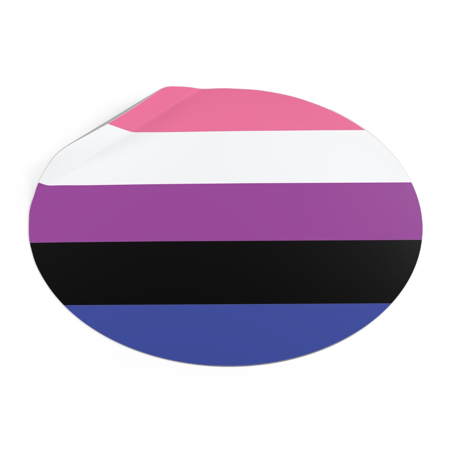 Genderfluid Pride Flag Vinyl Sticker