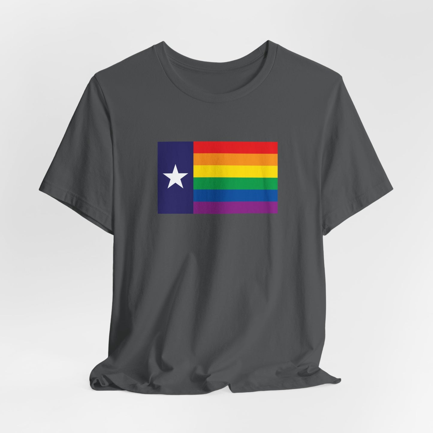 Texas Rainbow Pride Flag T-shirt, Several Color Options