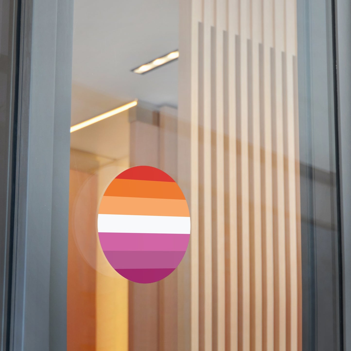 Lesbian Pride Flag Vinyl Sticker