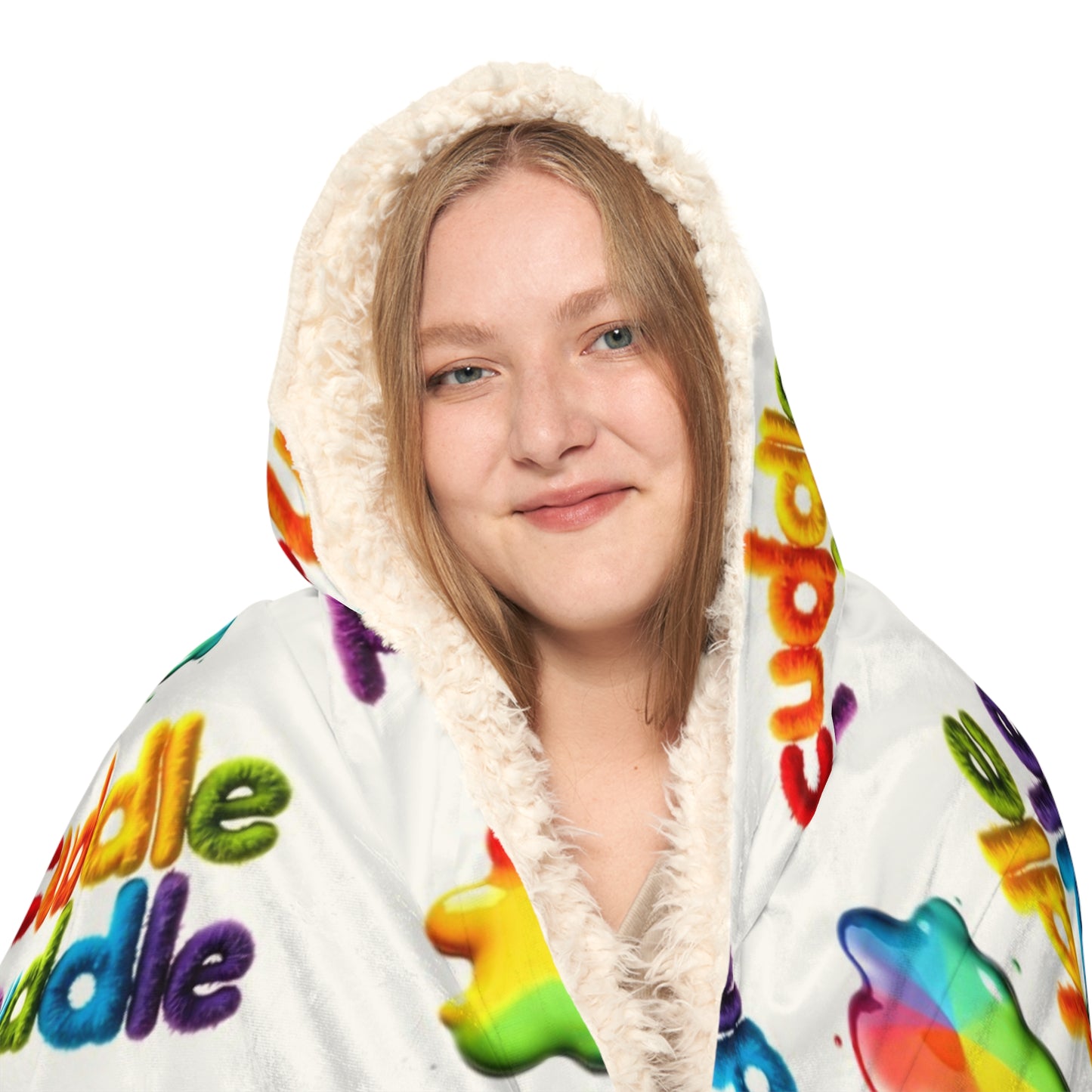 Hooded Blanket - Stay Cozy All Day Long with Original Designs - Perfect for Lazy Days at Home - Choose Microfleece or Sherpa Lining