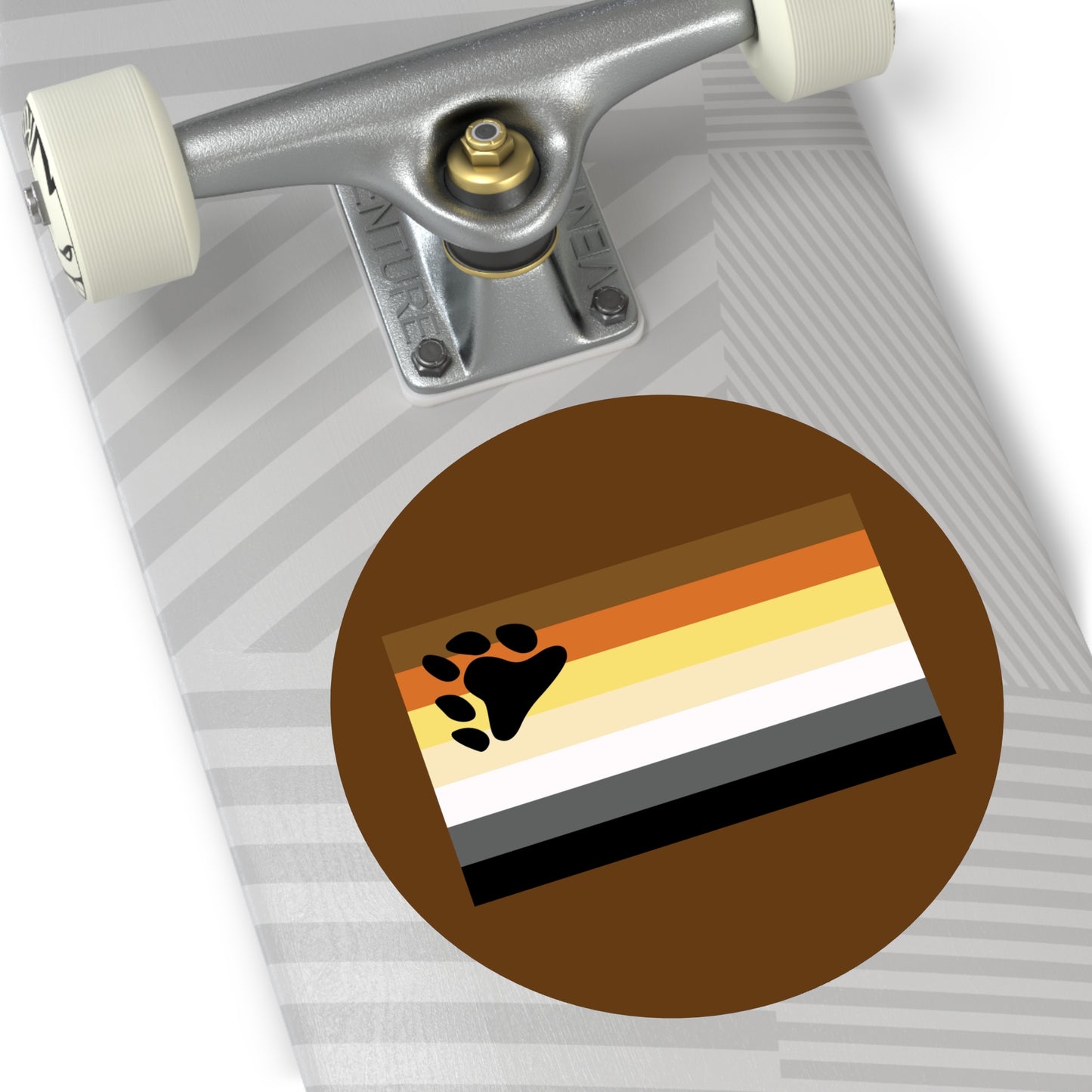 Bear Pride Flag 1995 Pride Flag Vinyl Sticker