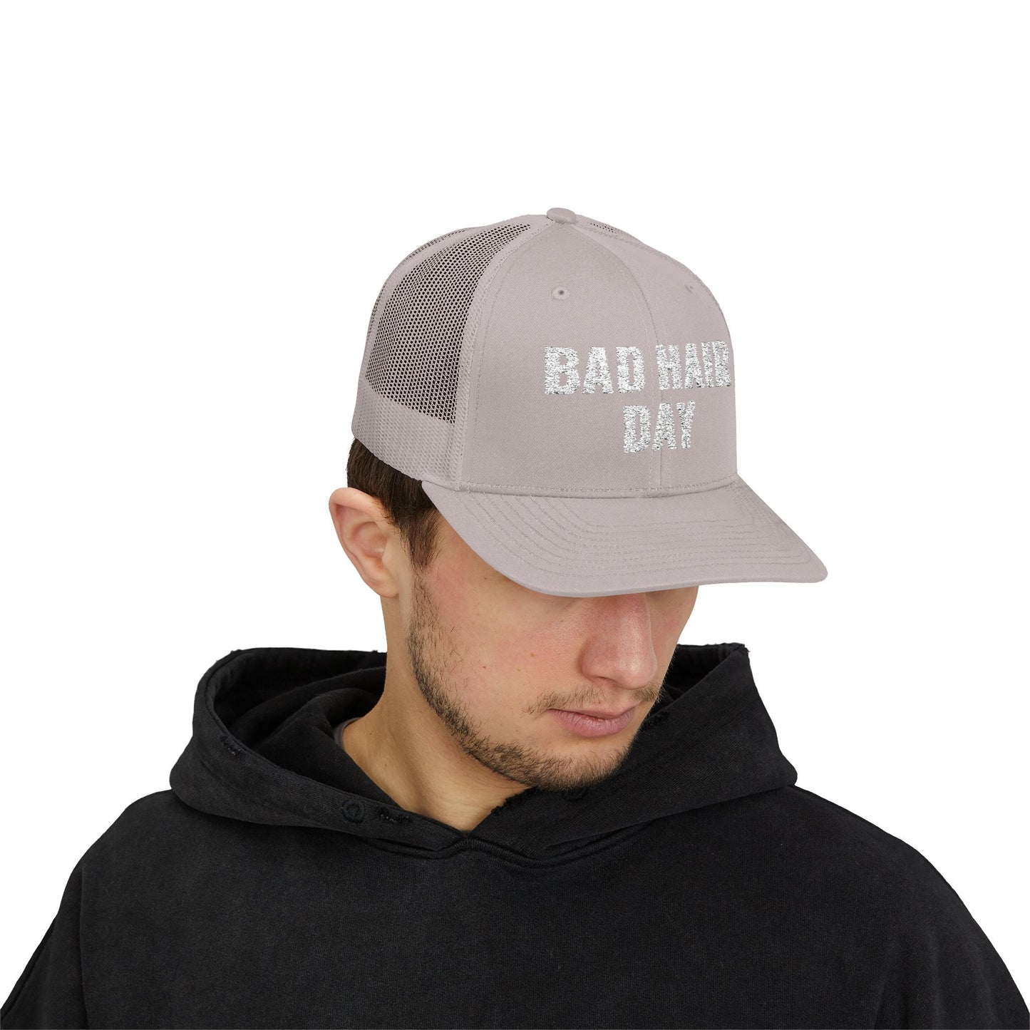 BAD HAIR DAY Snapback Embroidered Trucker Cap