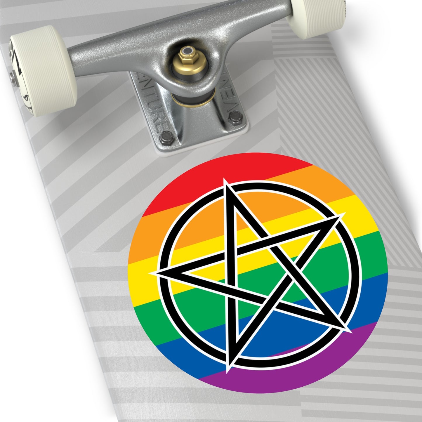 Pagan Queer Pride Flag Vinyl Sticker