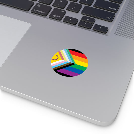 Disability Inclusive Progress Pride Flag 1 Vinyl Sticker